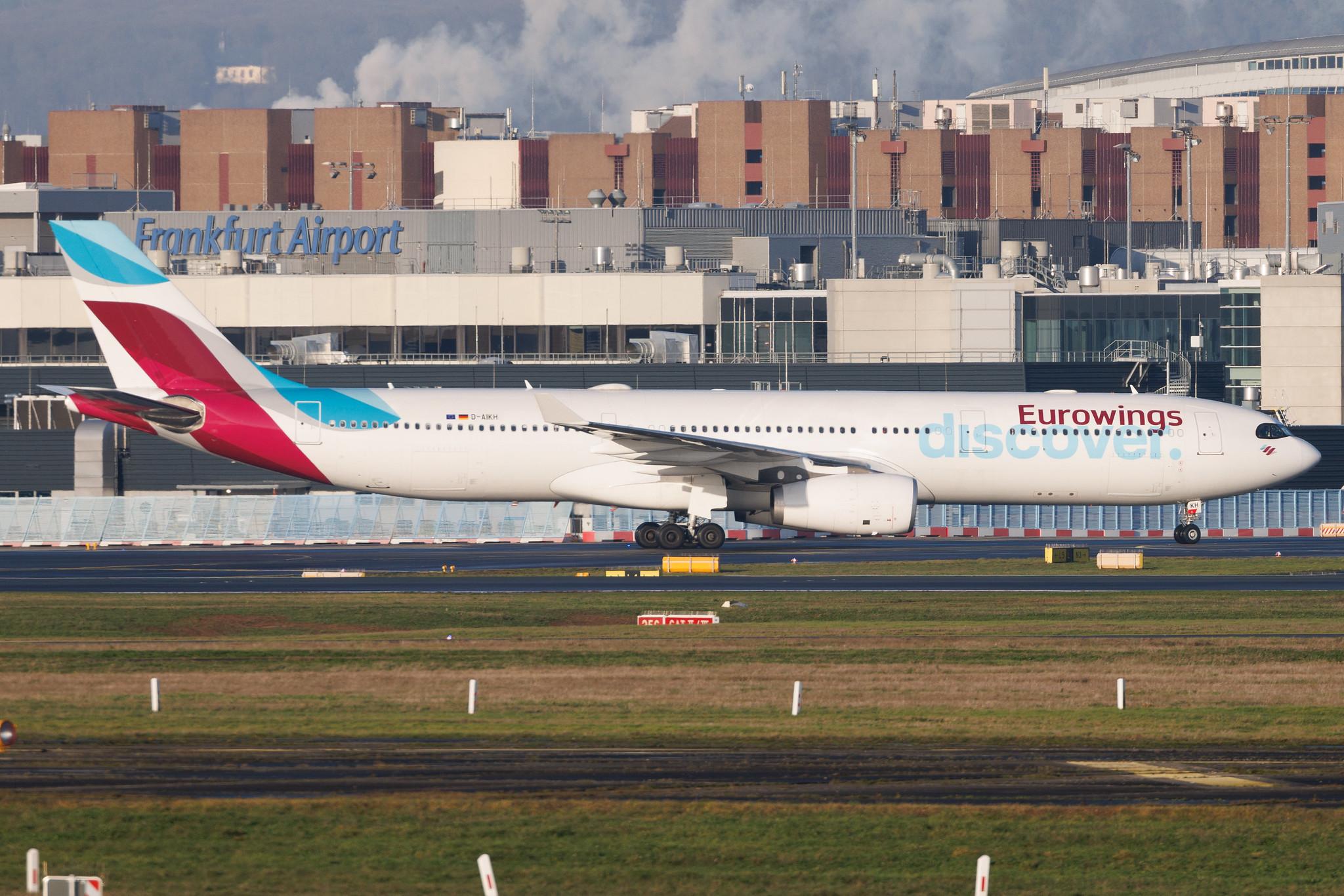 Frankfurt Airport: Eurowings Discover (4Y / OCN) | Airbus A330-343 A333 | D-AIKH | MSN 0648
