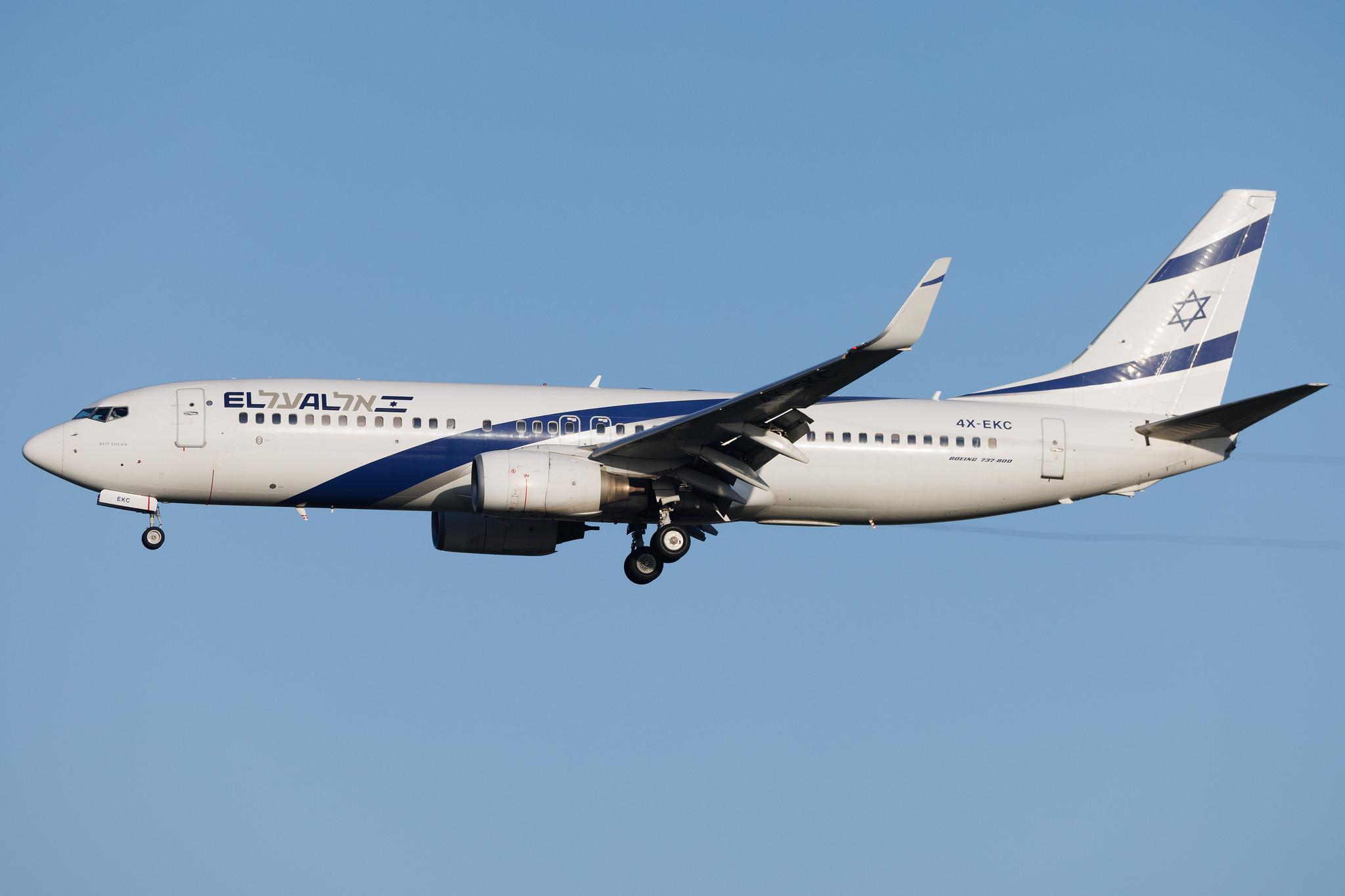 Frankfurt Airport: El Al (LY / ELY) |  Boeing 737-858 B738 | 4X-EKC | MSN 29959