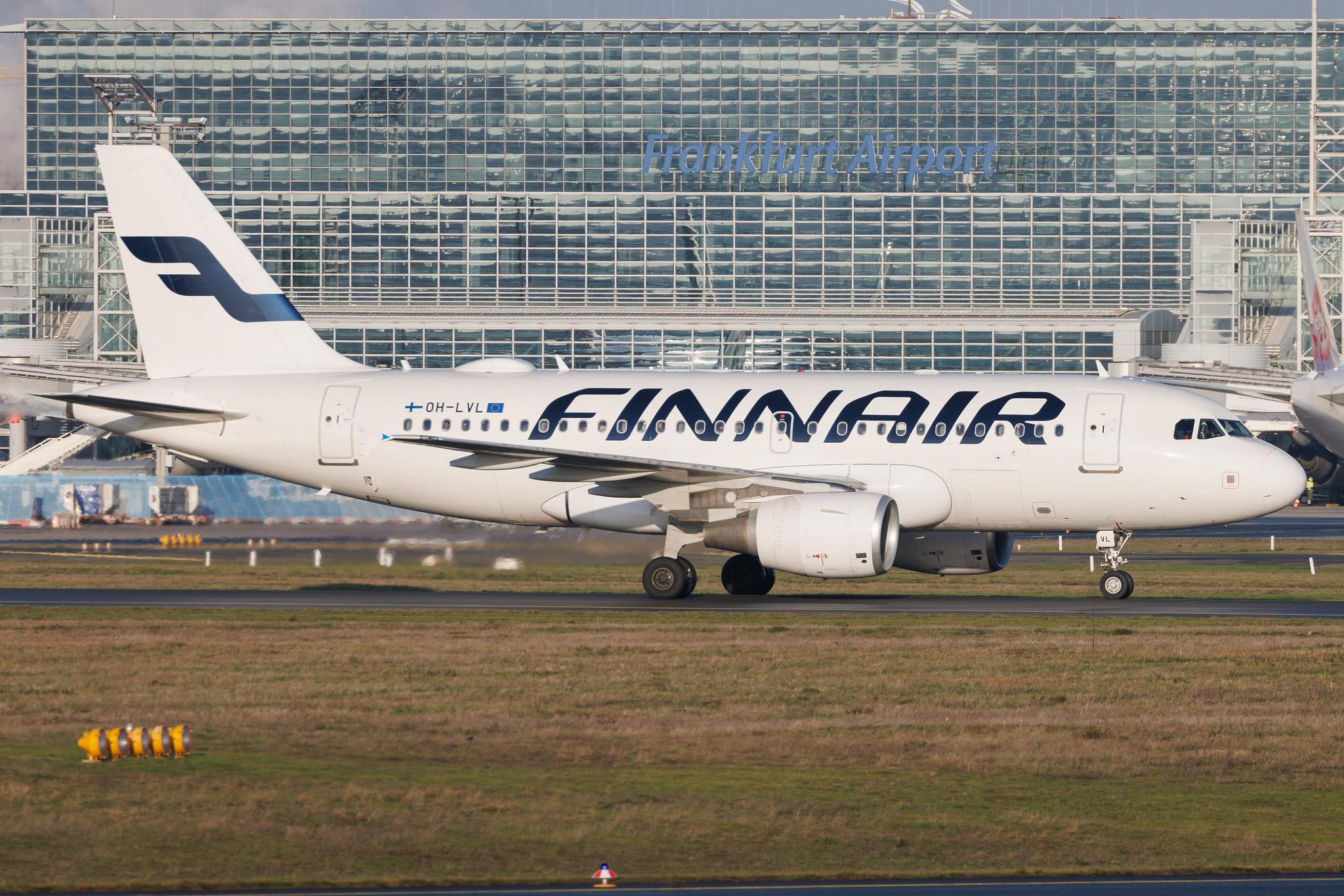 Frankfurt Airport: Finnair (AY / FIN) | Airbus A319-112 A319 | OH-LVL | MSN 2266