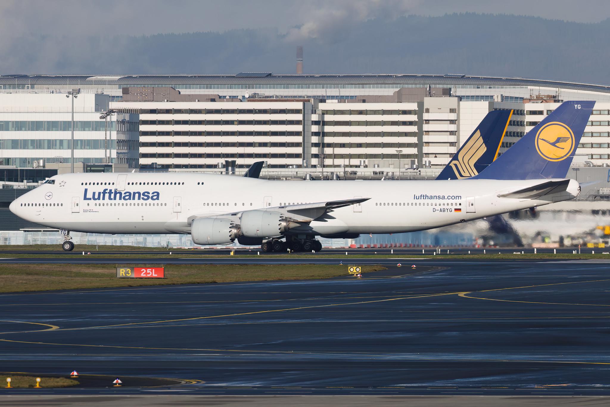 Frankfurt Airport: Lufthansa (LH / DLH) | Boeing 747-830 B748 | D-ABYG | MSN 37831