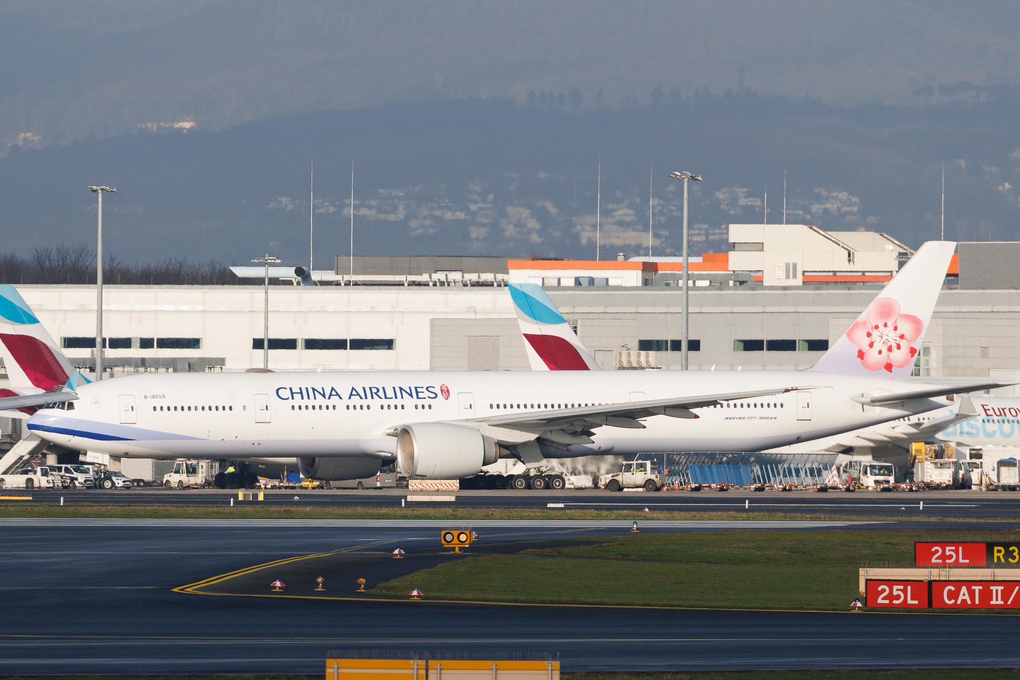 Frankfurt Airport: China Airlines (CI / CAL) |  Boeing 777-36N(ER) B77W | B-18055 | MSN 41823