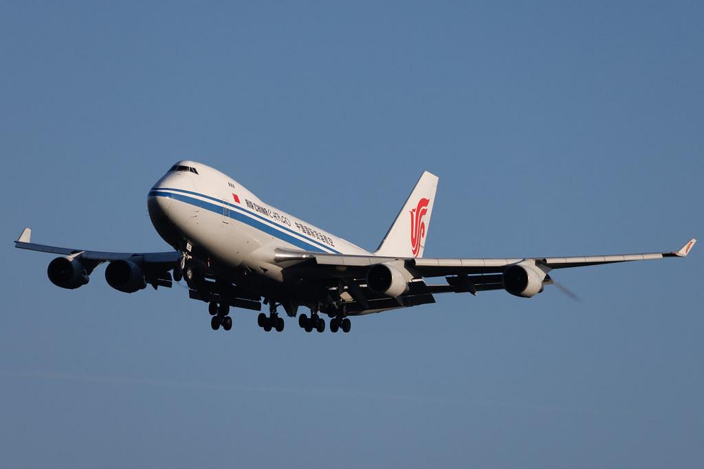 Frankfurt Airport: Air China Cargo (/ CAO) |  Boeing 747-412F(SCD) B744 | B-2409 | MSN 26560