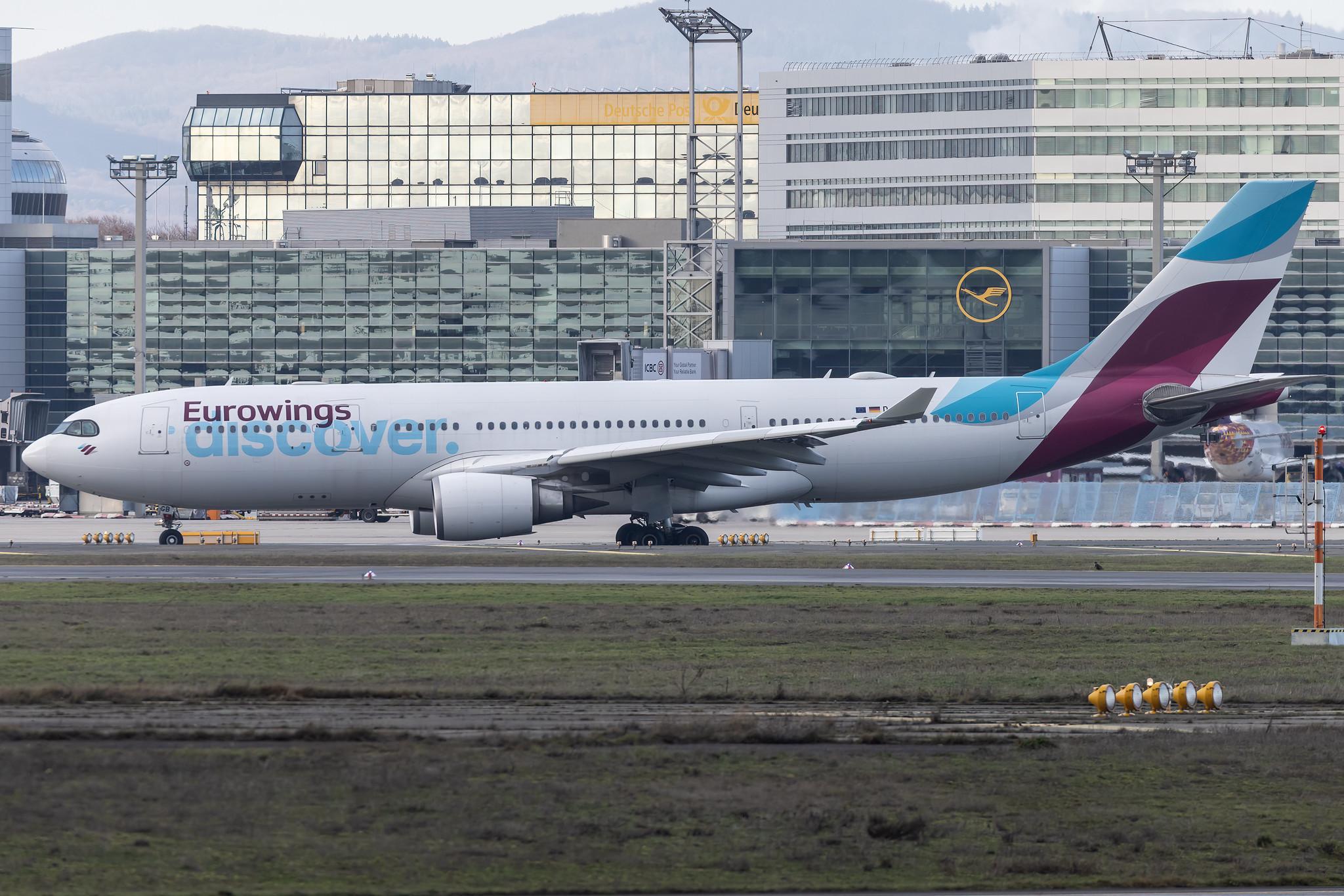 Frankfurt Airport: Eurowings Discover (4Y / OCN) | Airbus A330-203 A332 | D-AXGB | MSN 0684