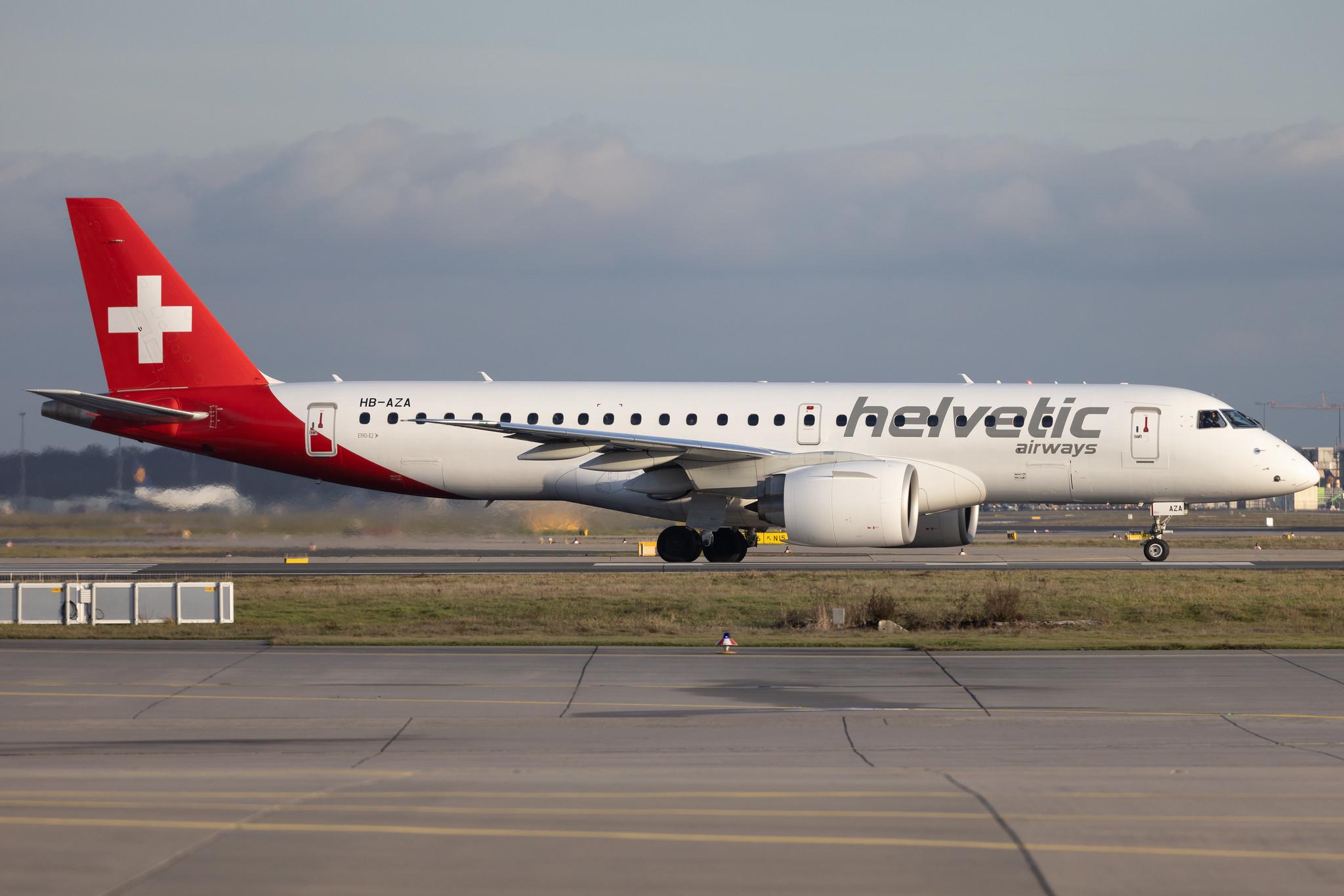 Frankfurt Airport: Helvetic Airways (2L / OAW) | Embraer E190-E2 E290 | HB-AZA | MSN 19020022