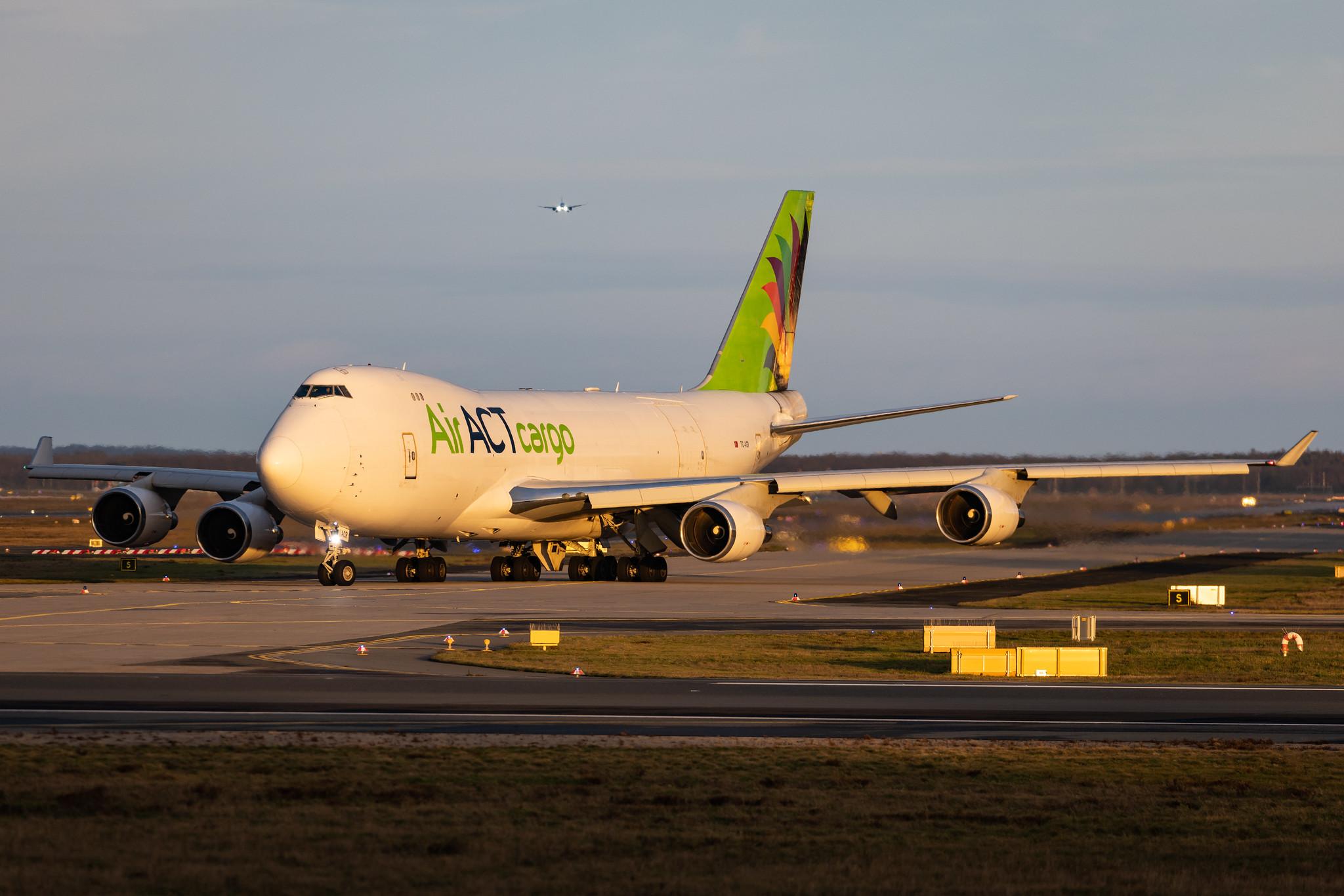 Frankfurt Airport: AirACT (9T / RUN) | Boeing 747-428F(ER) B744 | TC-ACR | MSN 32866