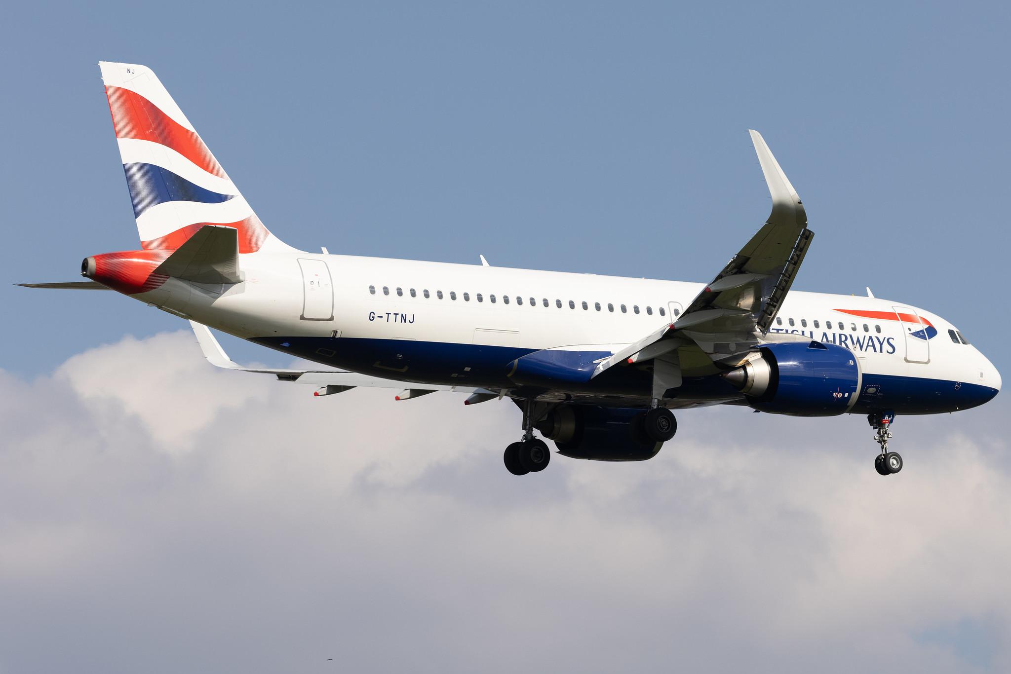 London Heathrow: British Airways (BA / BAW) | Airbus A320-251N A20N | G-TTNJ | MSN 8772
