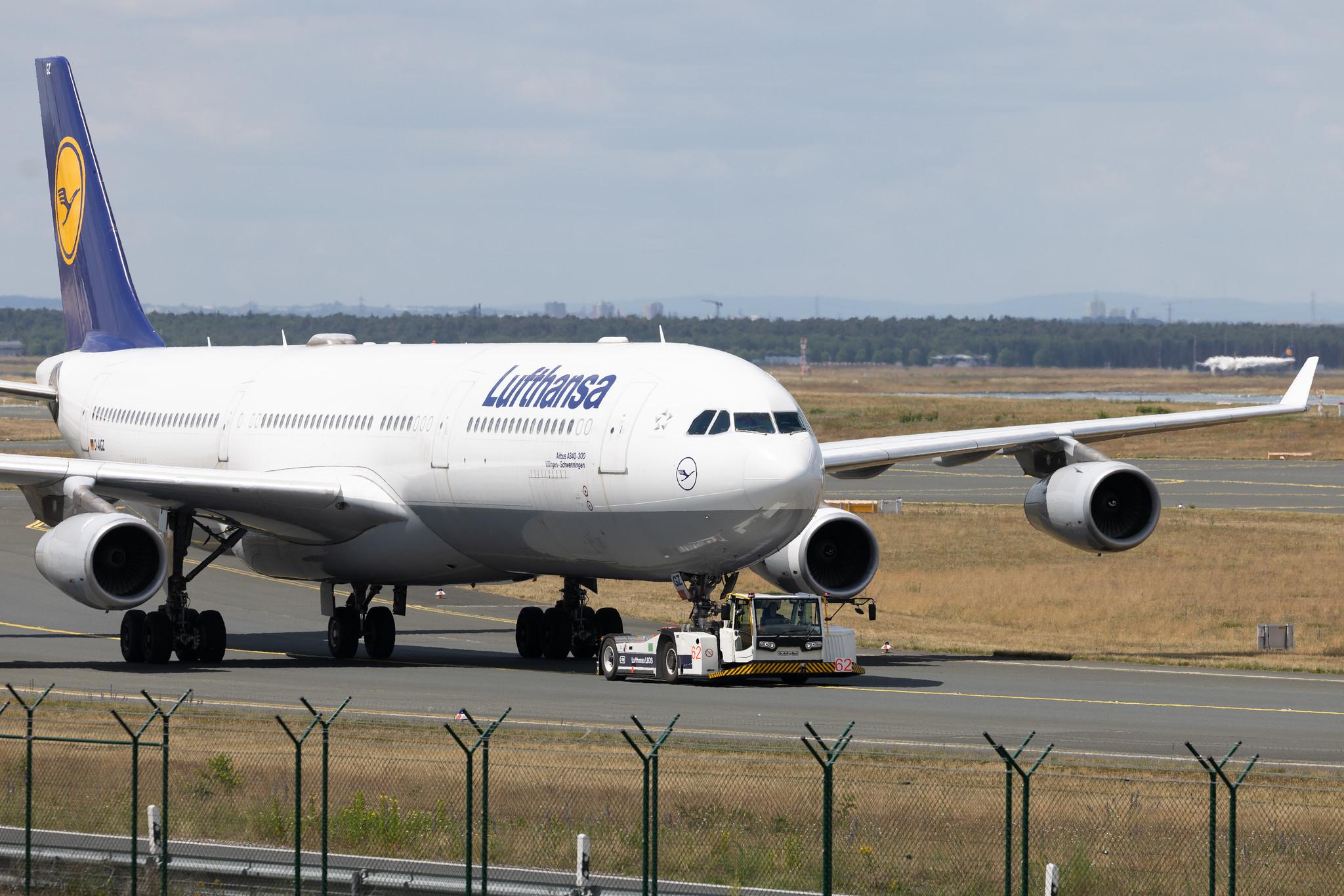 Frankfurt Airport: Lufthansa (LH / DLH) |  Airbus A340-313 A343 | D-AIGZ | MSN 0347
