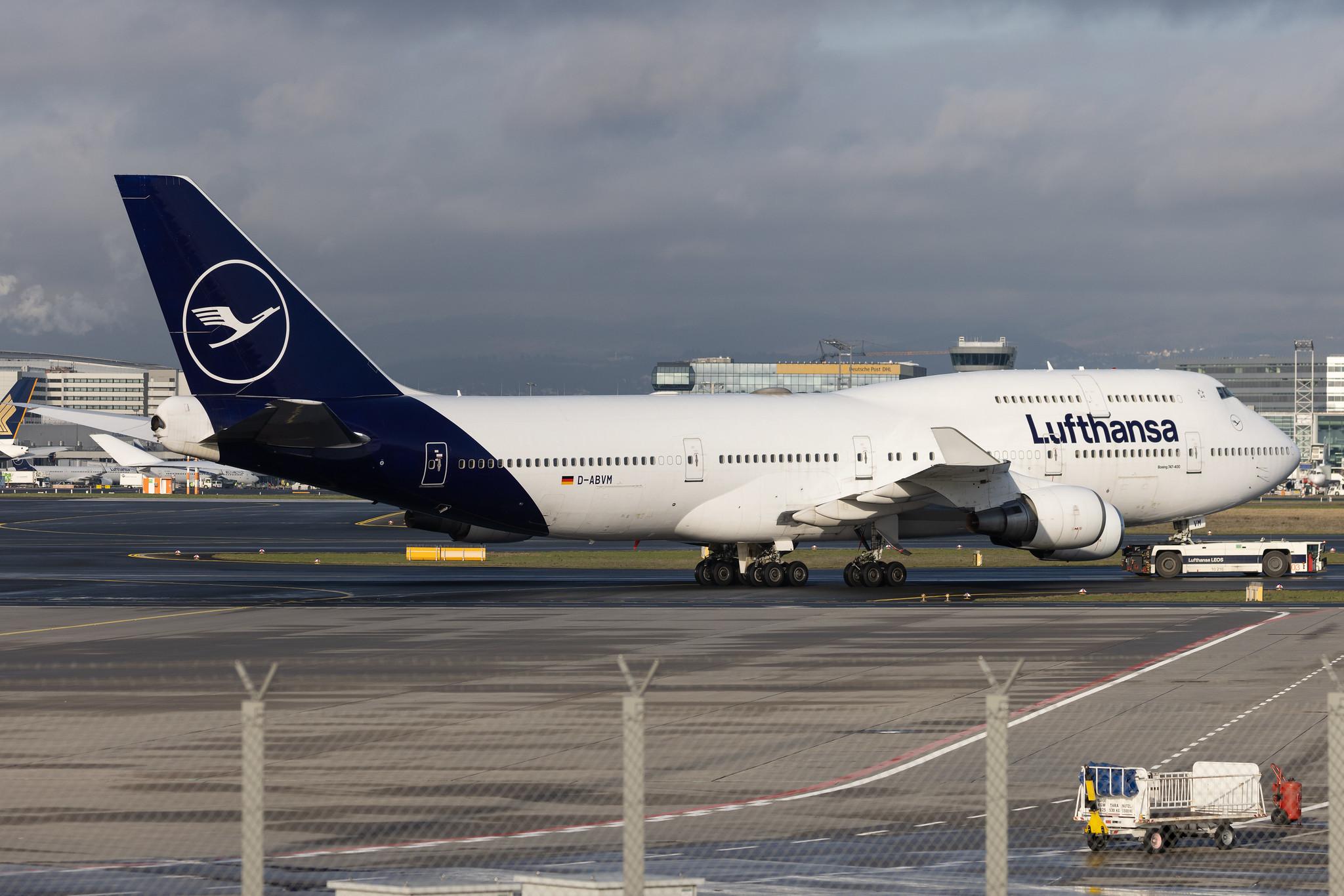 Frankfurt Airport: Lufthansa (LH / DLH) | Boeing 747-430 B744 | D-ABVM | MSN 29101