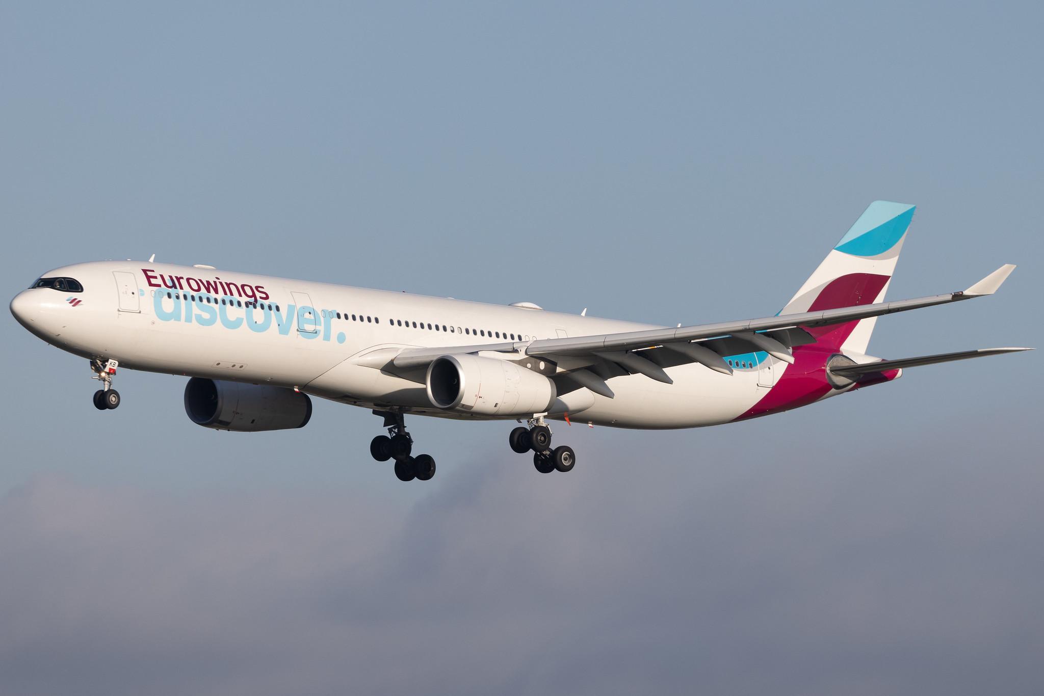 Frankfurt Airport: Eurowings Discover (4Y / OCN) | Airbus A330-343 A333 | D-AIKB | MSN 0576