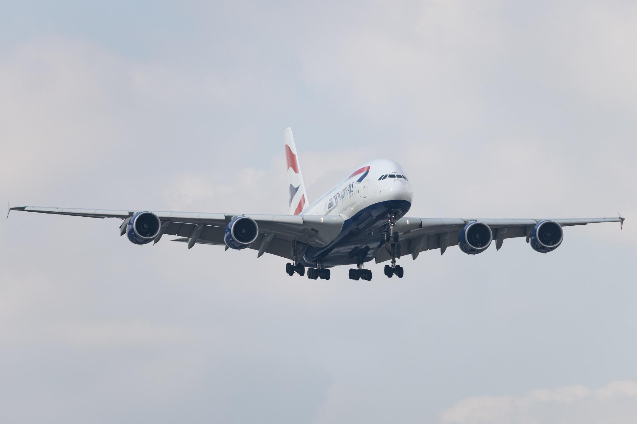 London Heathrow: British Airways (BA / BAW) | Airbus A380-841 A388 | G-XLEI | MSN 173