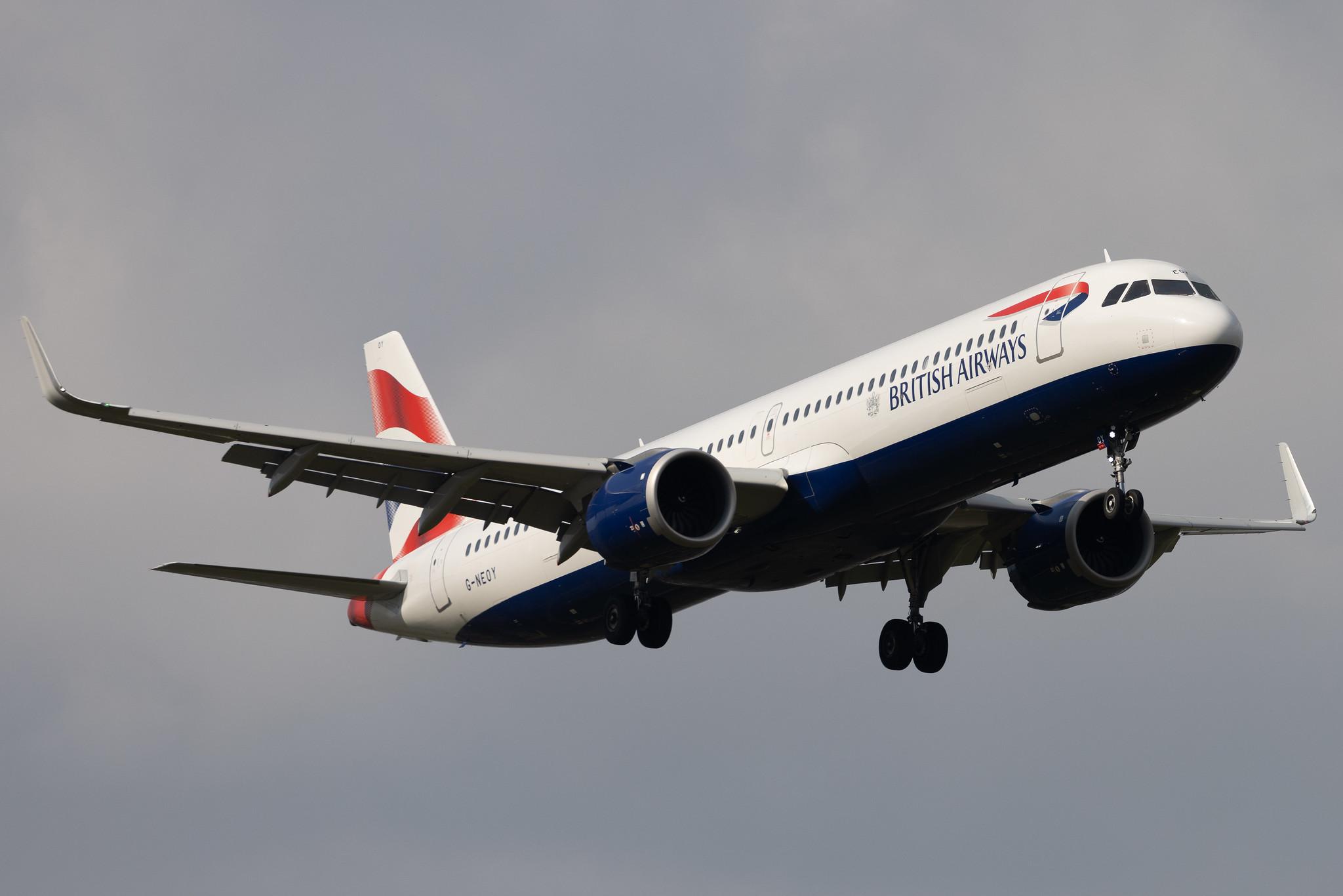 London Heathrow: British Airways (BA / BAW) | Airbus A321-251NX A21N | G-NEOY | MSN 9209