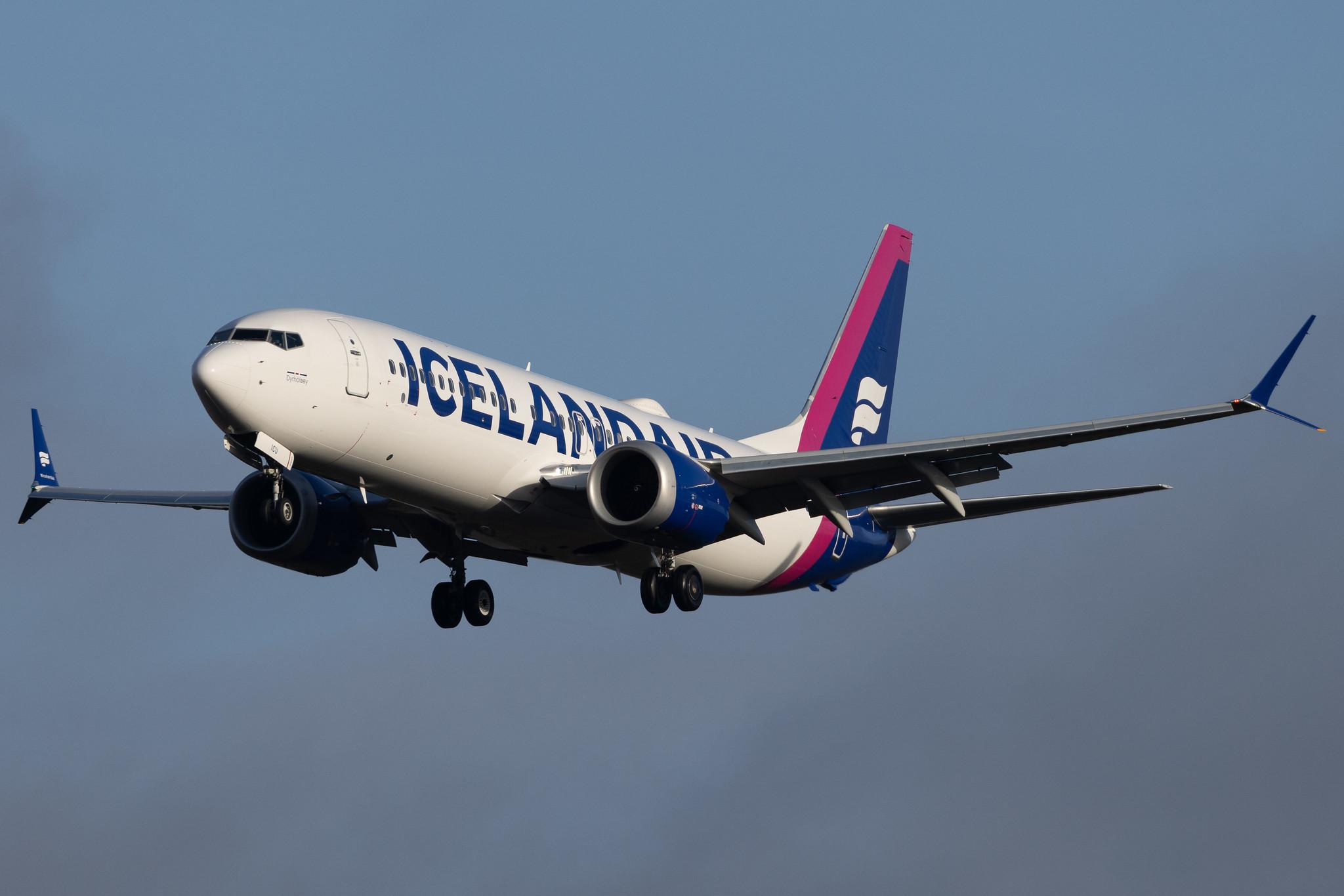 Frankfurt Airport: Icelandair (FI / ICE) | Boeing 737 MAX 8 B38M | TF-ICU | MSN 44355