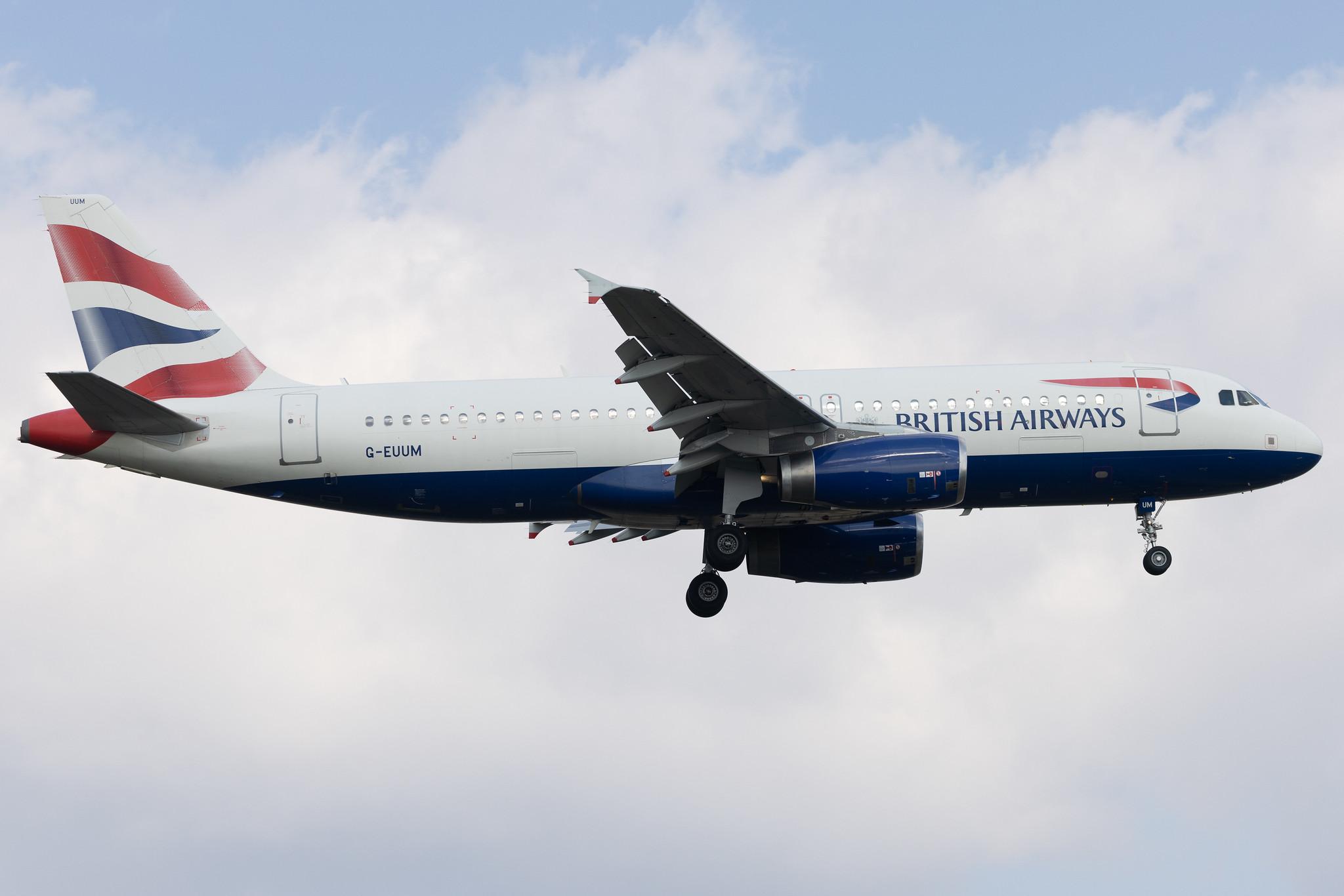 London Heathrow: British Airways (BA / BAW) | Airbus A320-232 A320 | G-EUUM | MSN 1907
