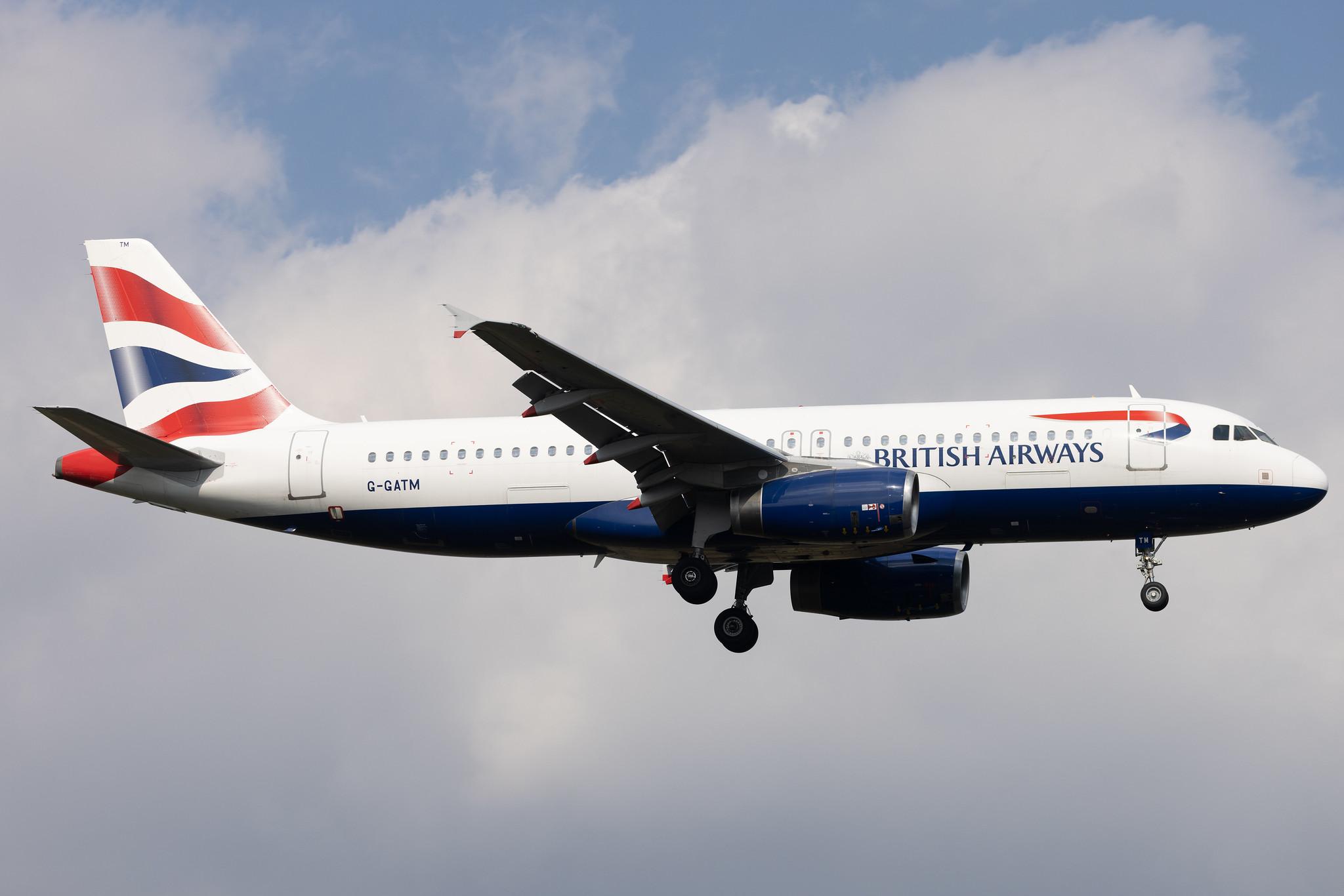 London Heathrow: British Airways (BA / BAW) | Airbus A320-232 A320 | G-GATM | MSN 1892