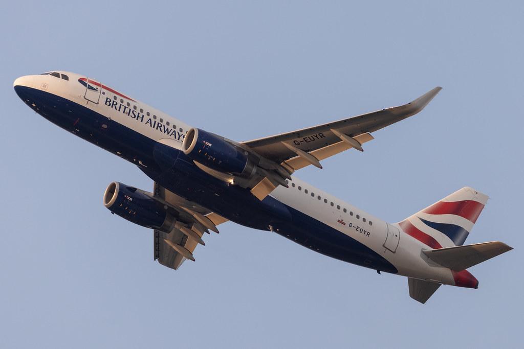 London Heathrow: British Airways (BA / BAW) | Airbus A320-232 A320 | G-EUYR | MSN 5856