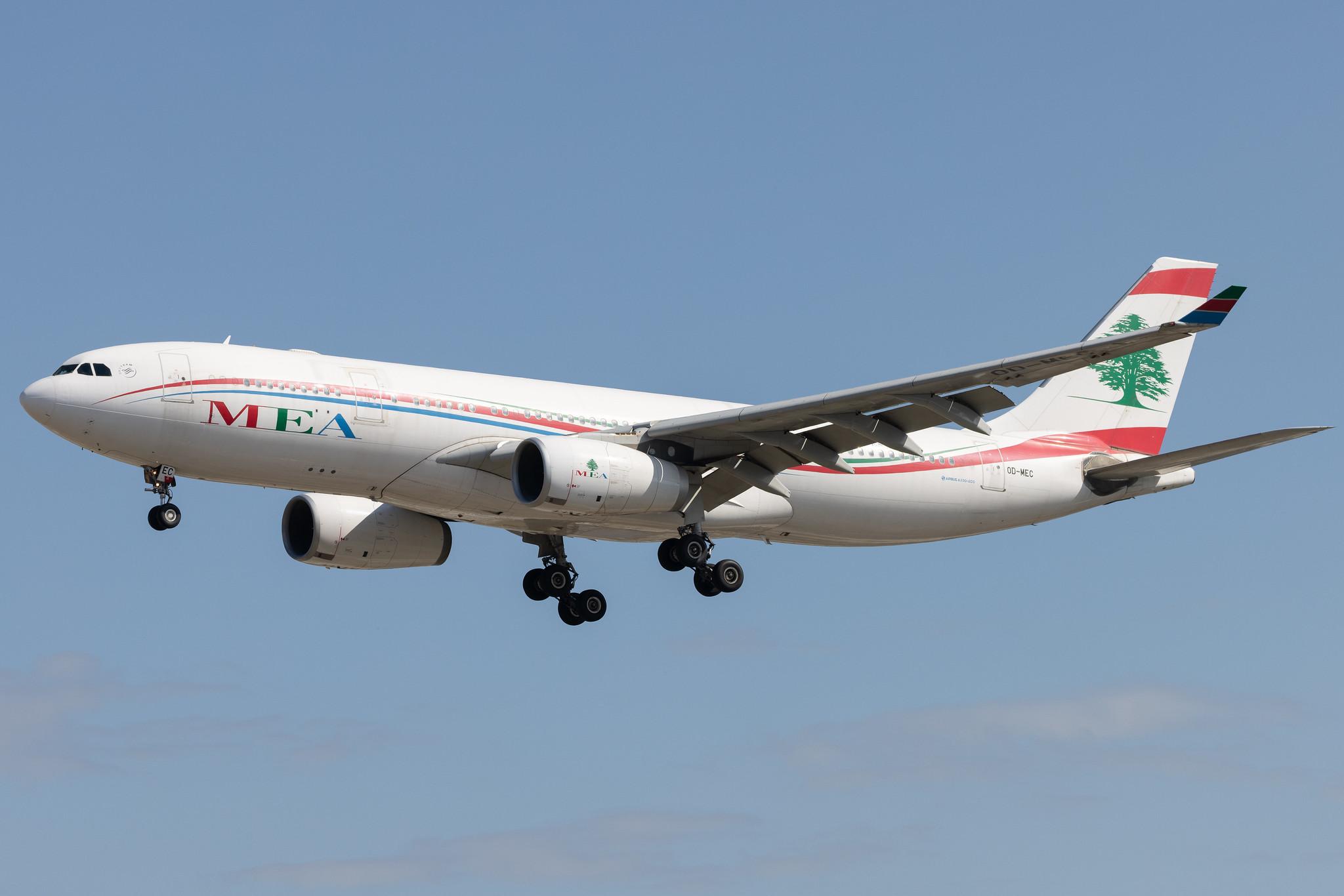 Frankfurt Airport: MEA (ME / MEA) |  Airbus A330-243 A332 | OD-MEC | MSN 0995