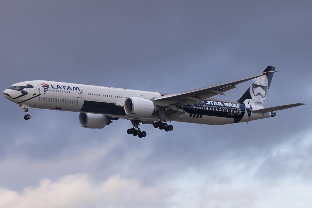 Frankfurt Airport: LATAM Airlines (LA / LAN) | Livery: Star Wars-Galaxy's Edge Livery | Operator: LATAM Brasil | Boeing 777-32W(ER) B77W | PT-MUA | MSN 37664