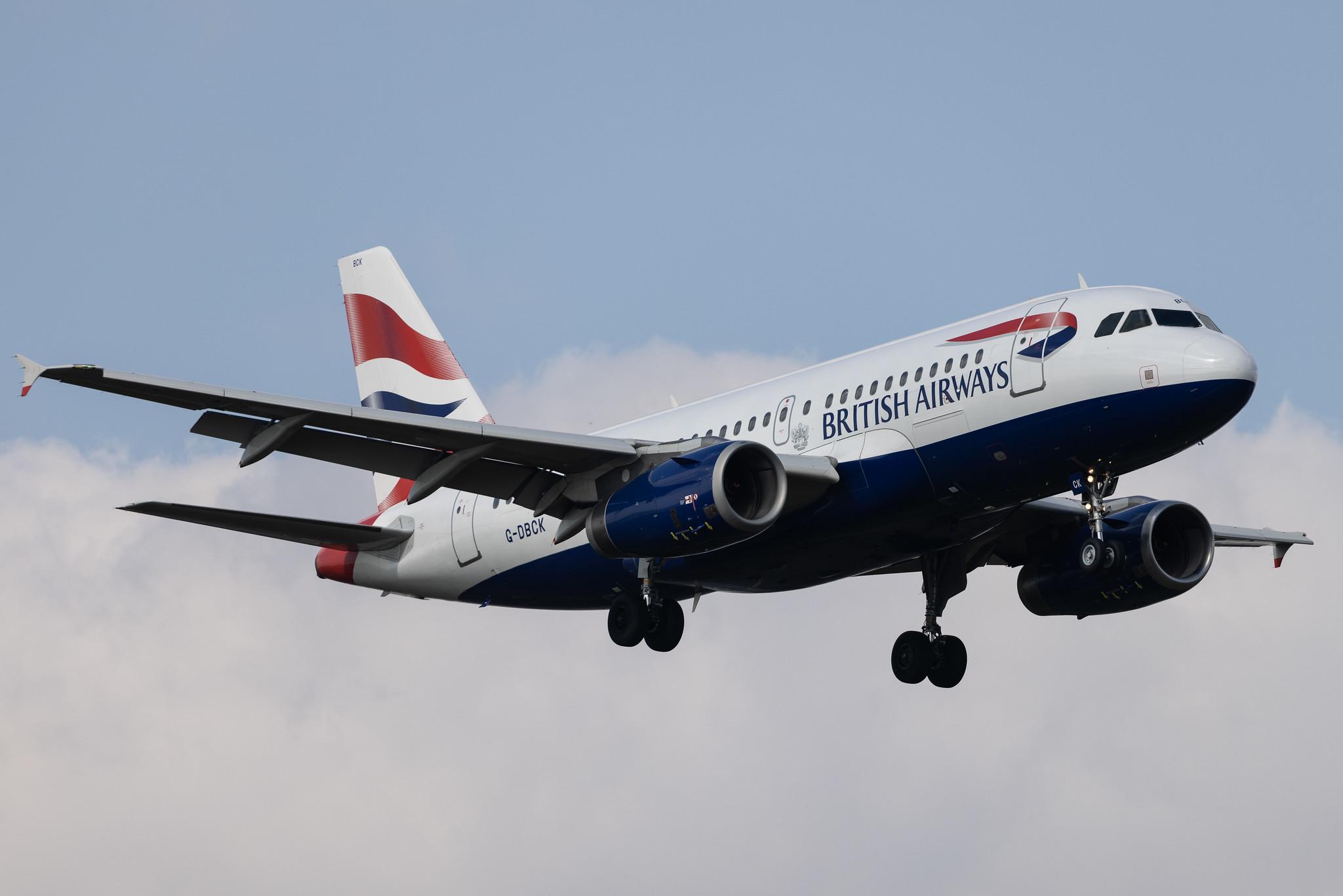 London Heathrow: British Airways (BA / BAW) | Airbus A319-131 A319 | G-DBCK | MSN 3049