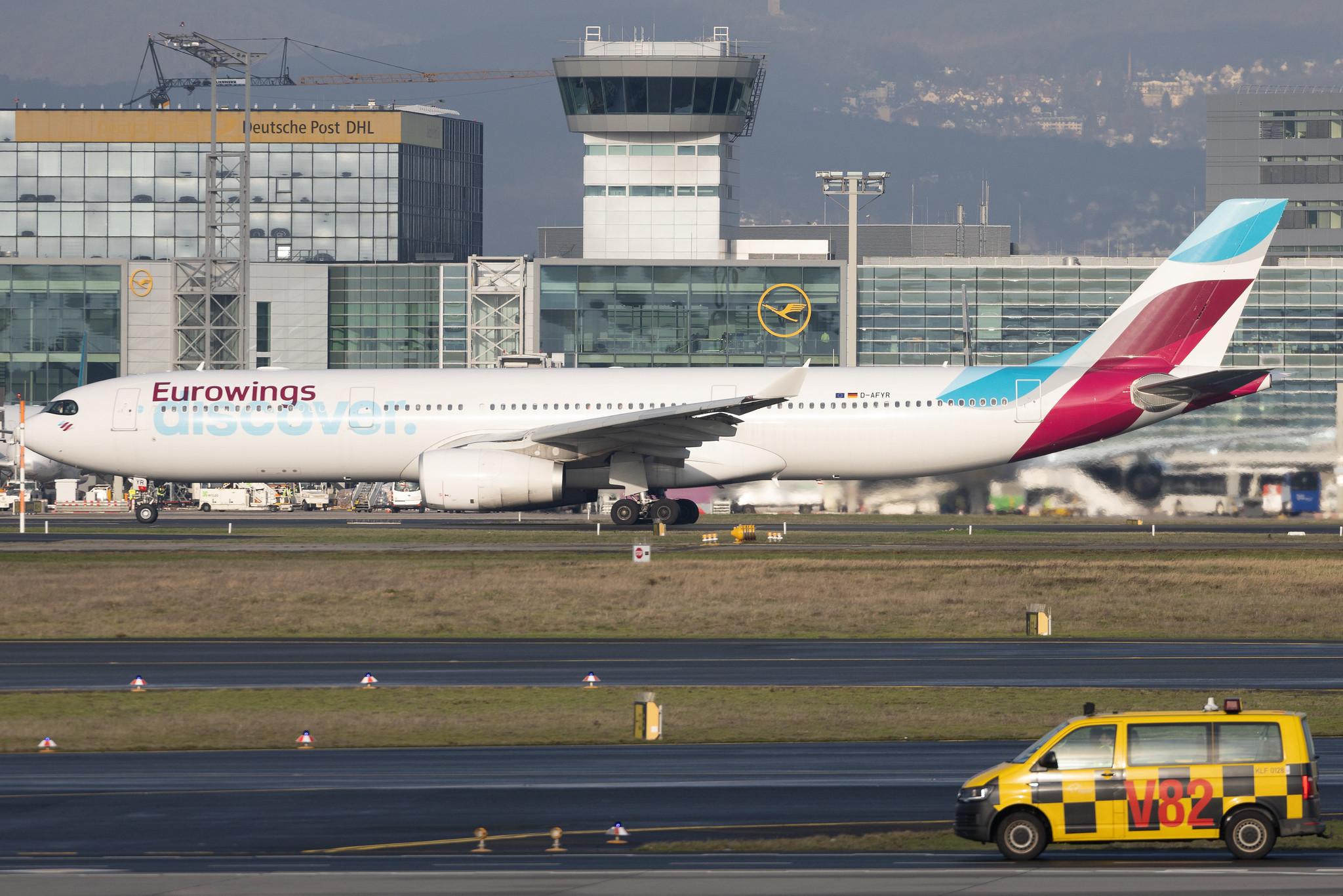 Frankfurt Airport: Eurowings Discover (4Y / OCN) | Airbus A330-343 A333 | D-AFYR | MSN 1711