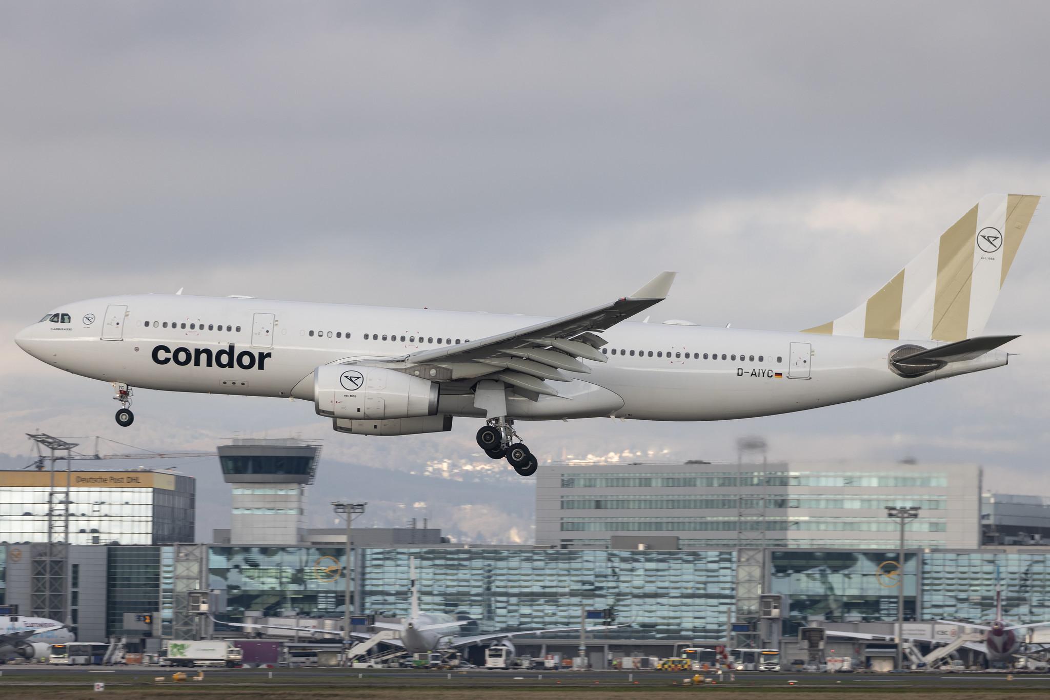 Frankfurt Airport: Condor (DE / CFG) | Airbus A330-243 A332 | D-AIYC | MSN 0975