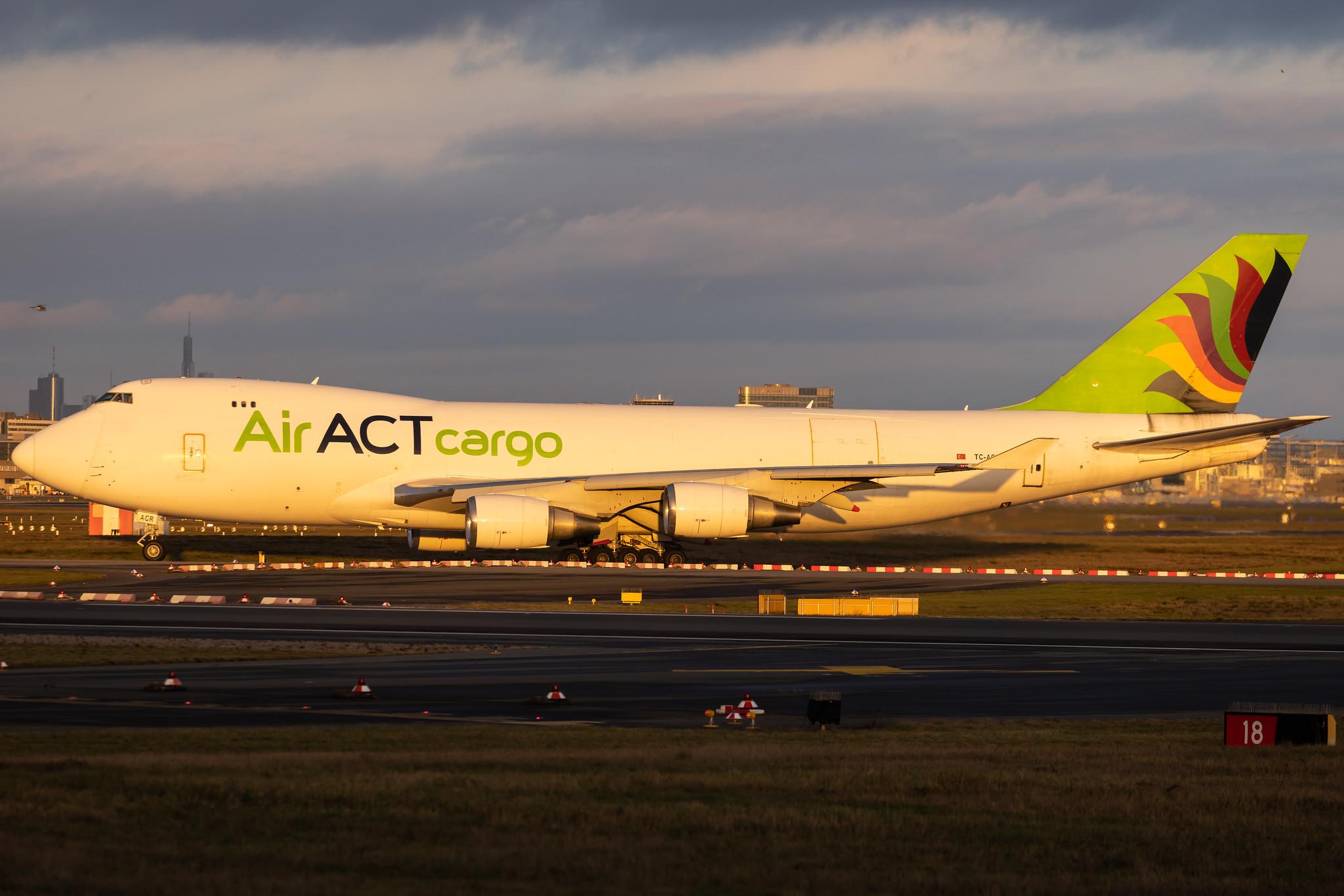 Frankfurt Airport: AirACT (9T / RUN) | Boeing 747-428F(ER) B744 | TC-ACR | MSN 32866