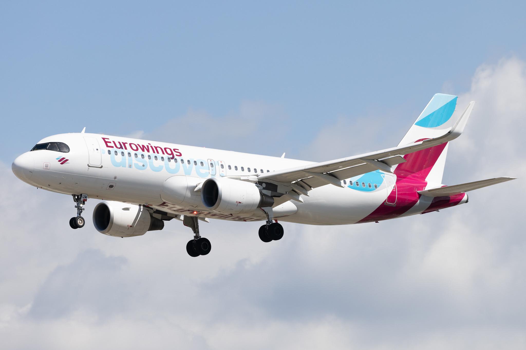 Frankfurt Airport: Eurowings Discover (4Y / OCN) |  Airbus A320-214 A320 | D-AIUW | MSN 7251