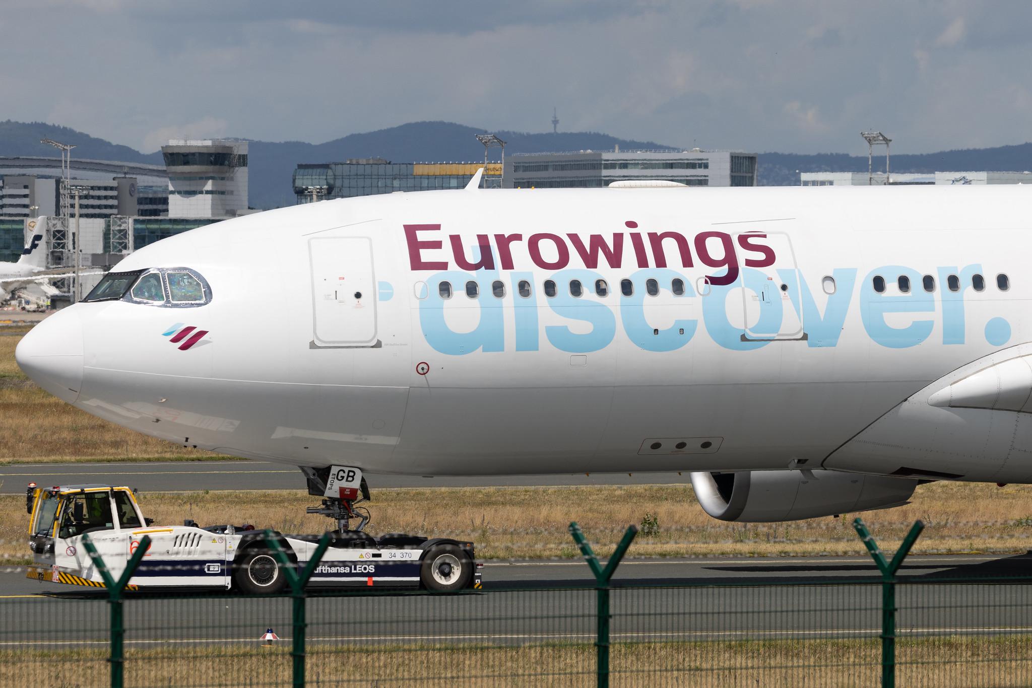 Frankfurt Airport: Eurowings Discover (4Y / OCN) |  Airbus A330-203 A332 | D-AXGB | MSN 0684