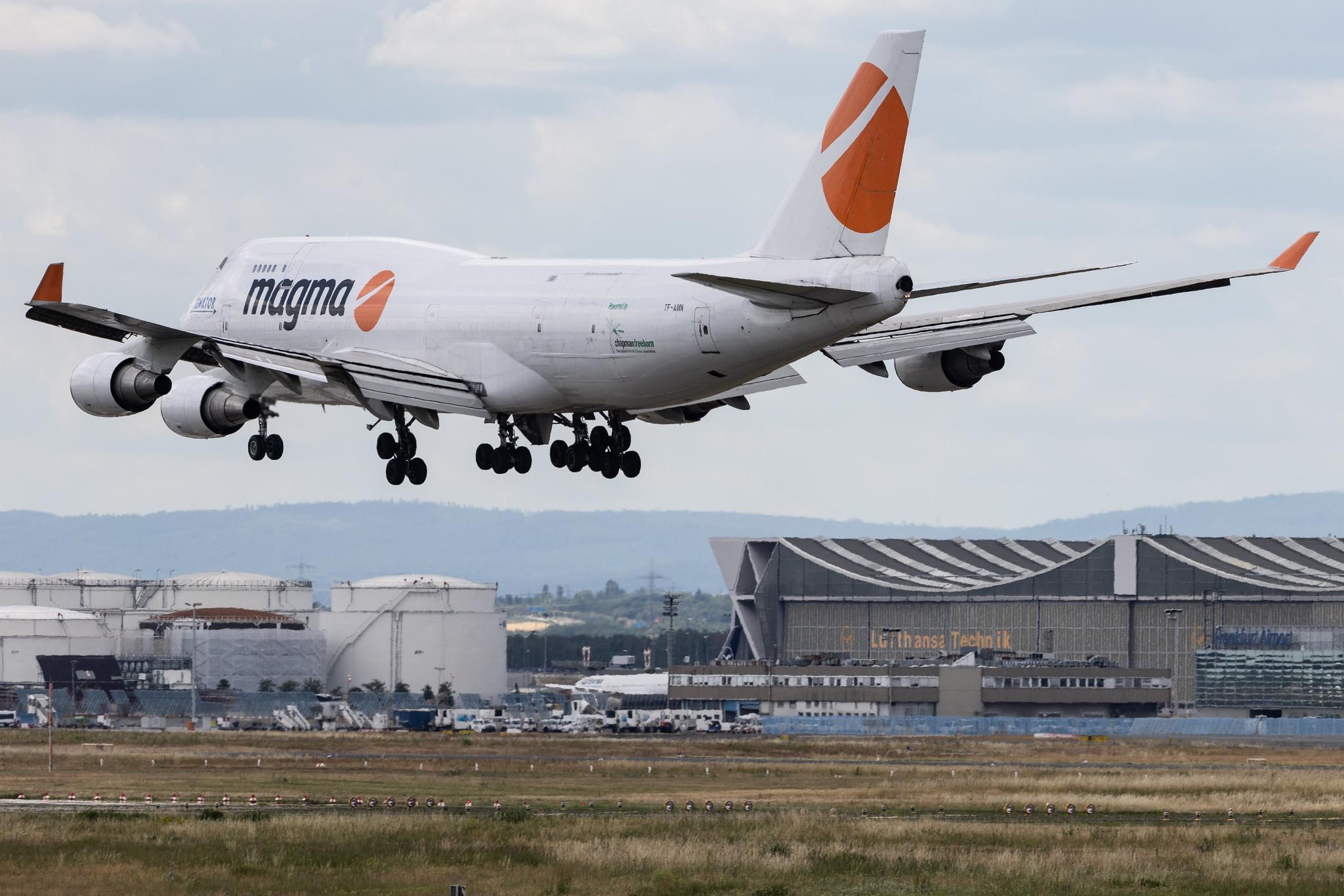 Frankfurt Airport: Magma Aviation (CC / ABD) | Operator: Air Atlanta Icelandic | Boeing 747-4F6(BDSF) B744 | TF-AMN | MSN 27602