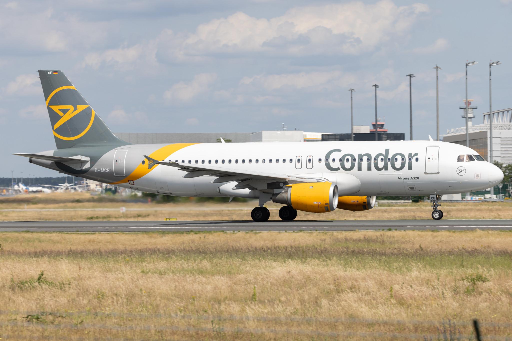 Frankfurt Airport: Condor (DE / CFG) | Airbus A320-212 A320 | D-AICE | MSN 0894
