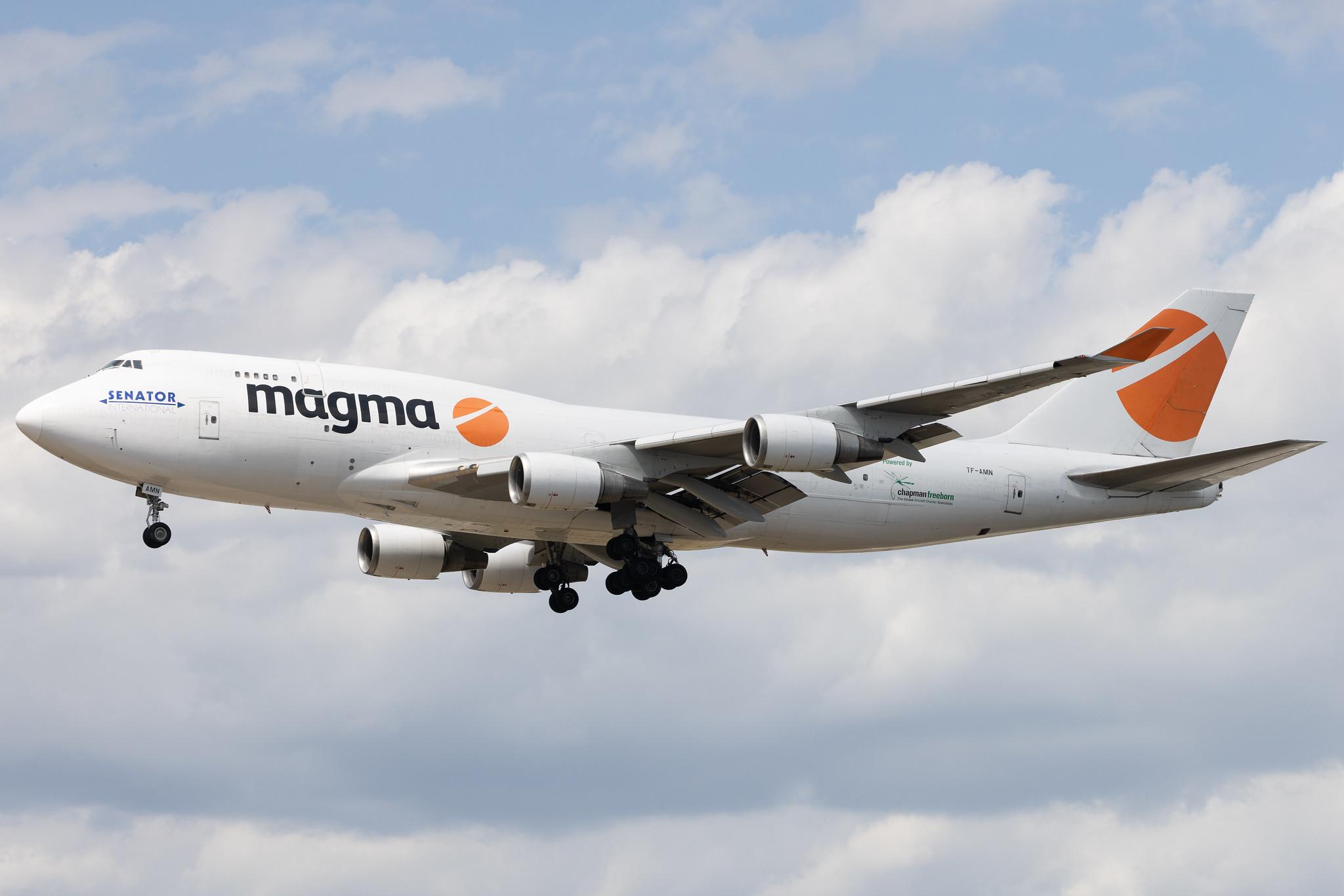 Frankfurt Airport: Magma Aviation (CC / ABD) | Operator: Air Atlanta Icelandic | Boeing 747-4F6(BDSF) B744 | TF-AMN | MSN 27602