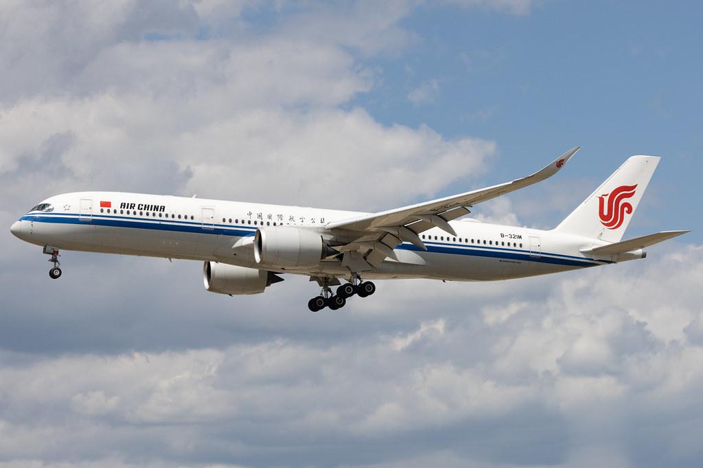 Frankfurt Airport: Air China (CA / CAA) | Airbus A350-941 A359 | B-321M | MSN 455