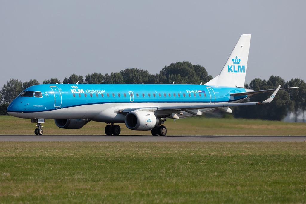 Amsterdam Schiphol: KLM (KL / KLM) | Operator: KLM Cityhopper |  Embraer E190STD E190 | PH-EXD | MSN 19000661