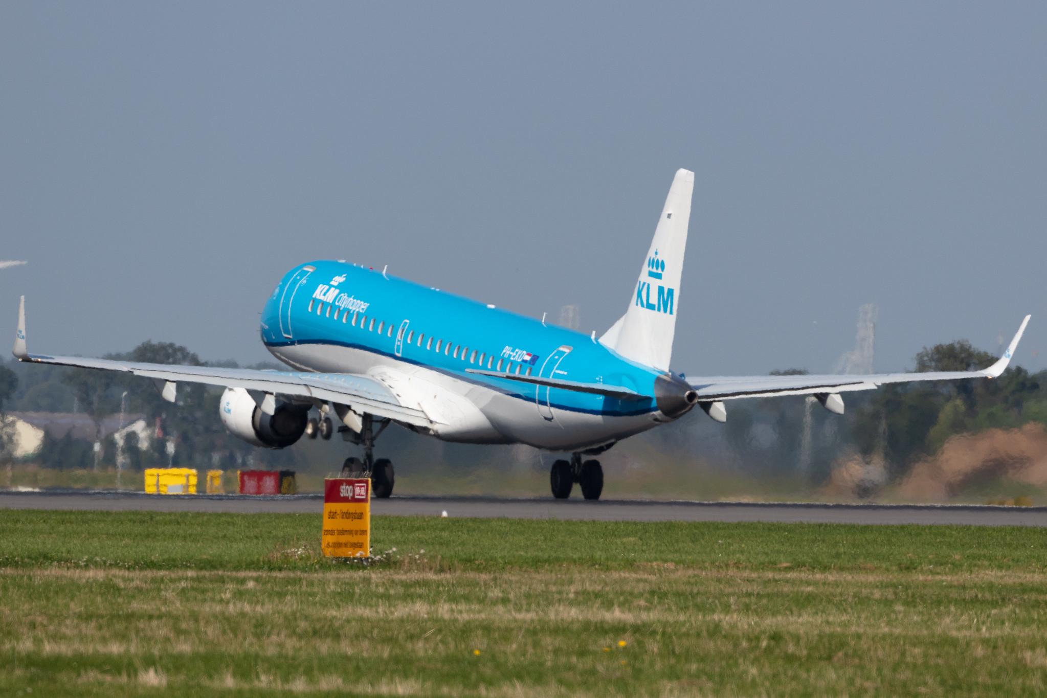 Amsterdam Schiphol: KLM (KL / KLM) | Operator: KLM Cityhopper |  Embraer E190STD E190 | PH-EXD | MSN 19000661