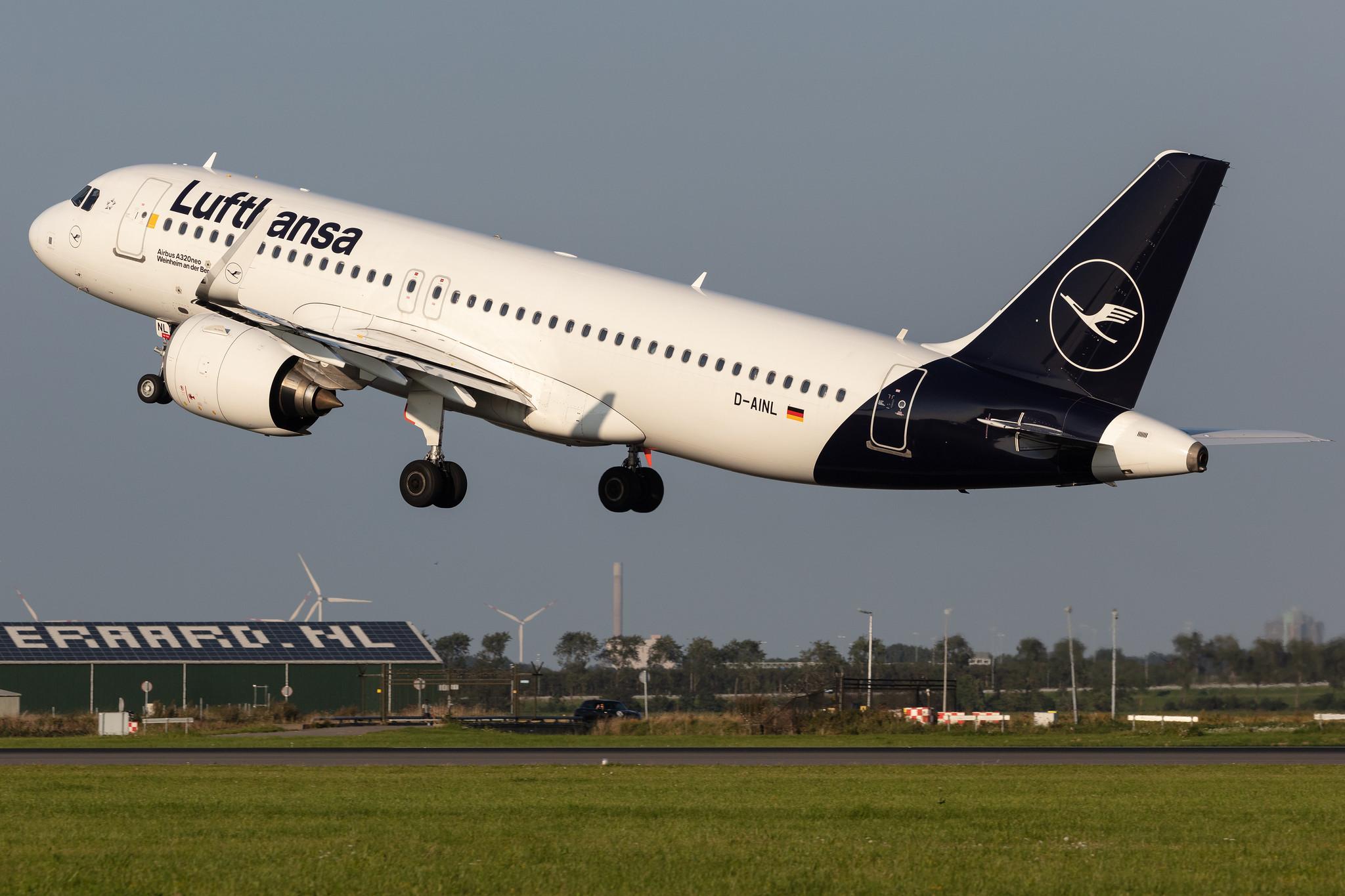 Amsterdam Schiphol: Lufthansa (LH / DLH) |  Airbus A320-271N A20N | D-AINL | MSN 8383