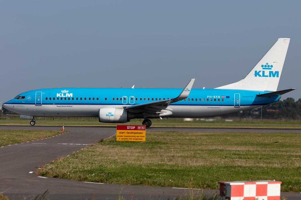 Amsterdam Schiphol: KLM (KL / KLM) |  Boeing 737-8K2 B738 | PH-BXN | MSN 30356