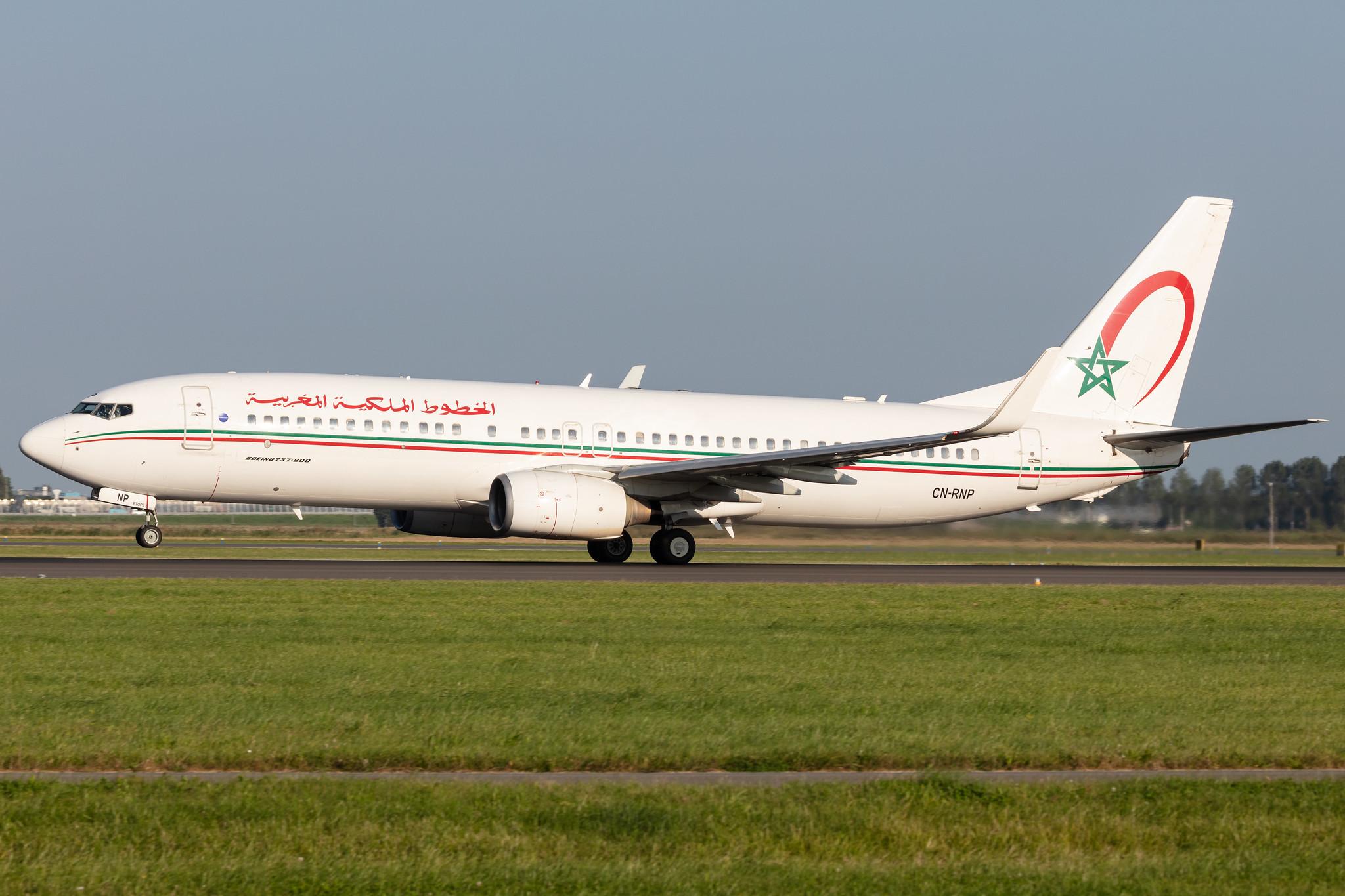 Amsterdam Schiphol: Royal Air Maroc (AT / RAM) |  Boeing 737-8B6 B738 | CN-RNP | MSN 28983