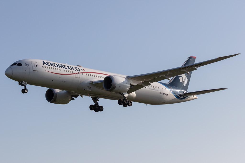 Amsterdam Schiphol: Aeromexico (AM / AMX) |  Boeing 787-9 Dreamliner B789 | N446AM | MSN 39292