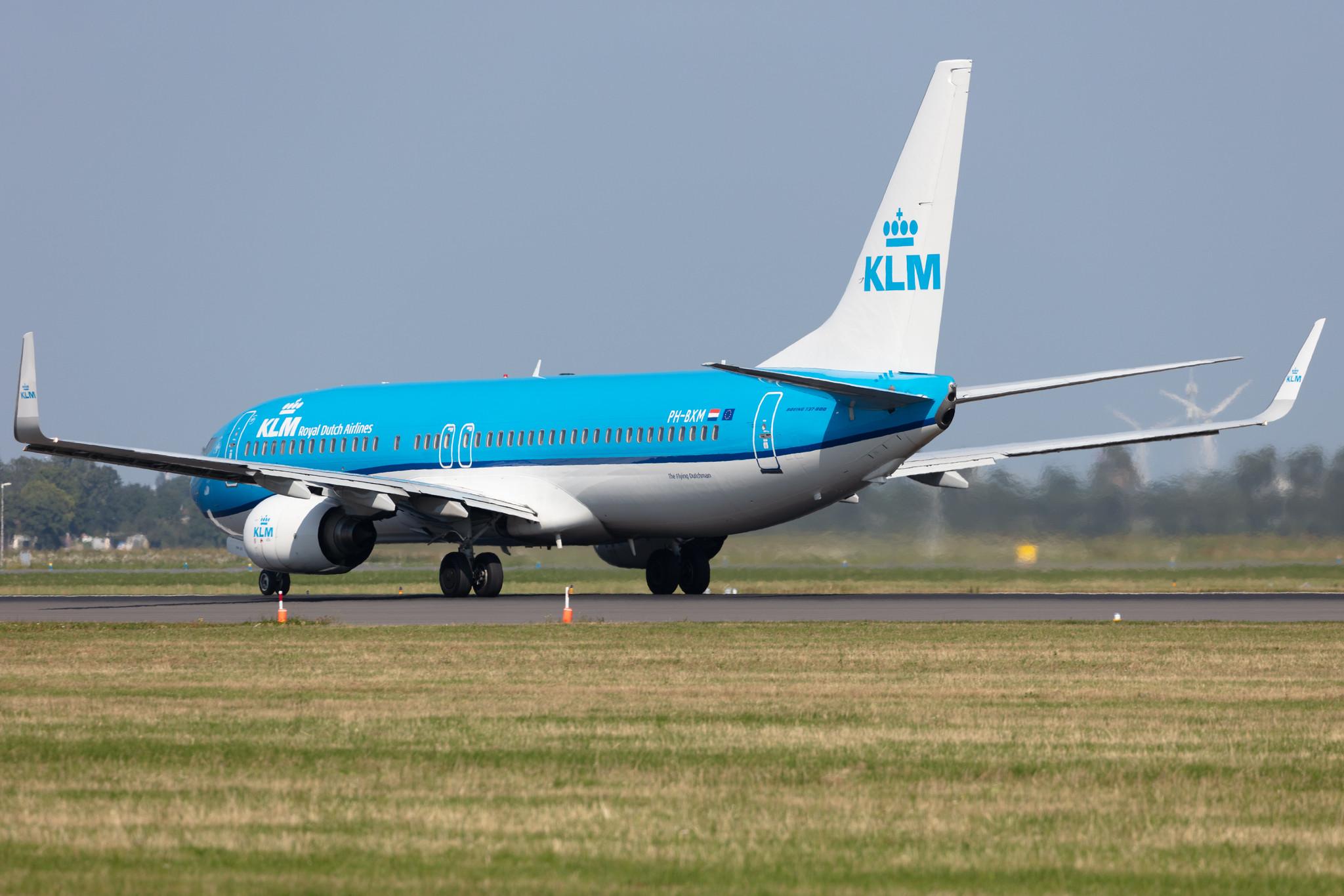 Amsterdam Schiphol: KLM (KL / KLM) |  Boeing 737-8K2 B738 | PH-BXM | MSN 30355