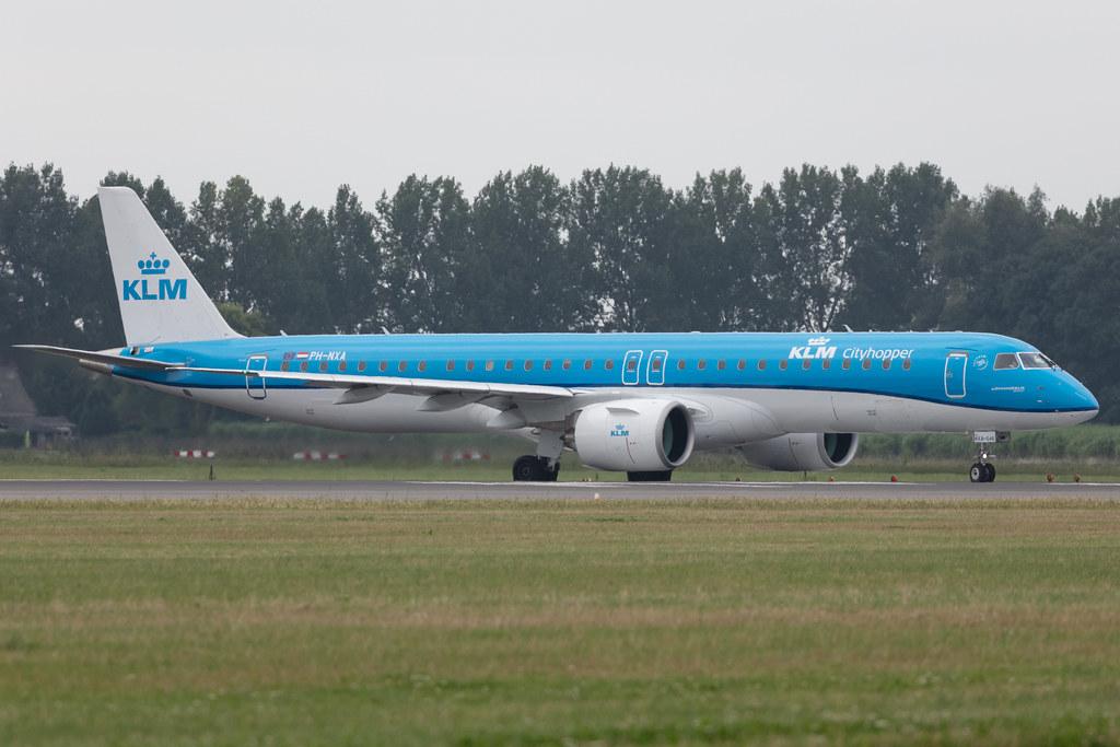 Amsterdam Schiphol: KLM (KL / KLM) | Operator: KLM Cityhopper |  Embraer E195-E2 E295 | PH-NXA | MSN 19020045