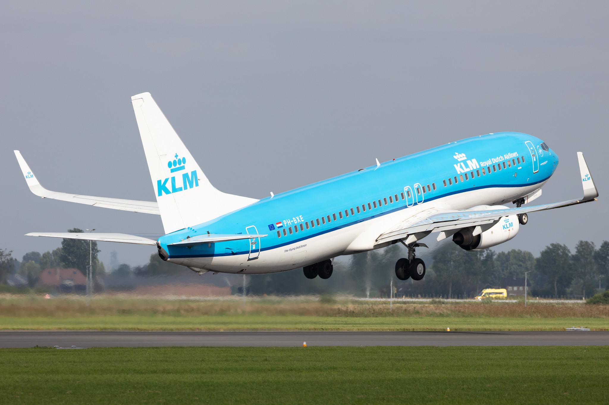 Amsterdam Schiphol: KLM (KL / KLM) |  Boeing 737-8K2 B738 | PH-BXE | MSN 29595