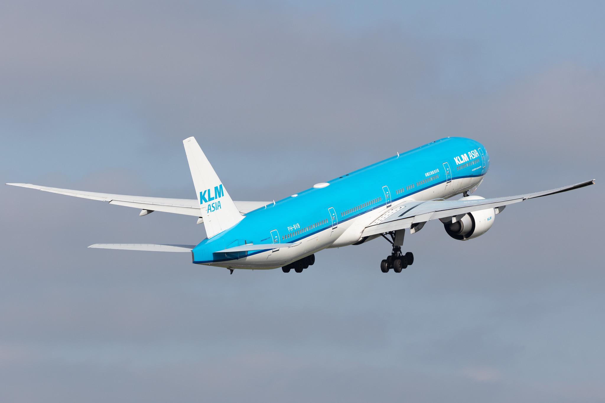 Amsterdam Schiphol: KLM (KL / KLM) |  Boeing 777-306(ER) B77W | PH-BVB | MSN 36145