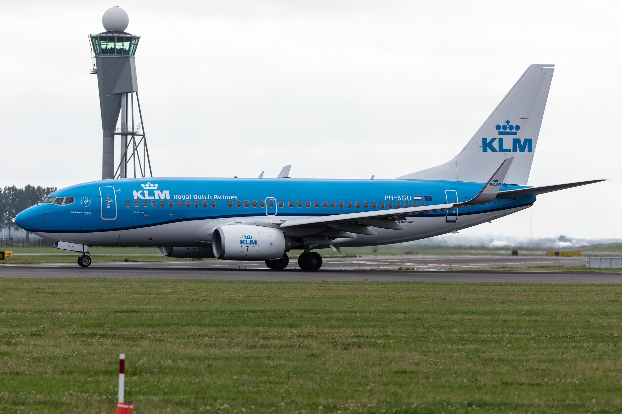 Amsterdam Schiphol: KLM (KL / KLM) |  Boeing 737-7K2 B737 | PH-BGU | MSN 39257