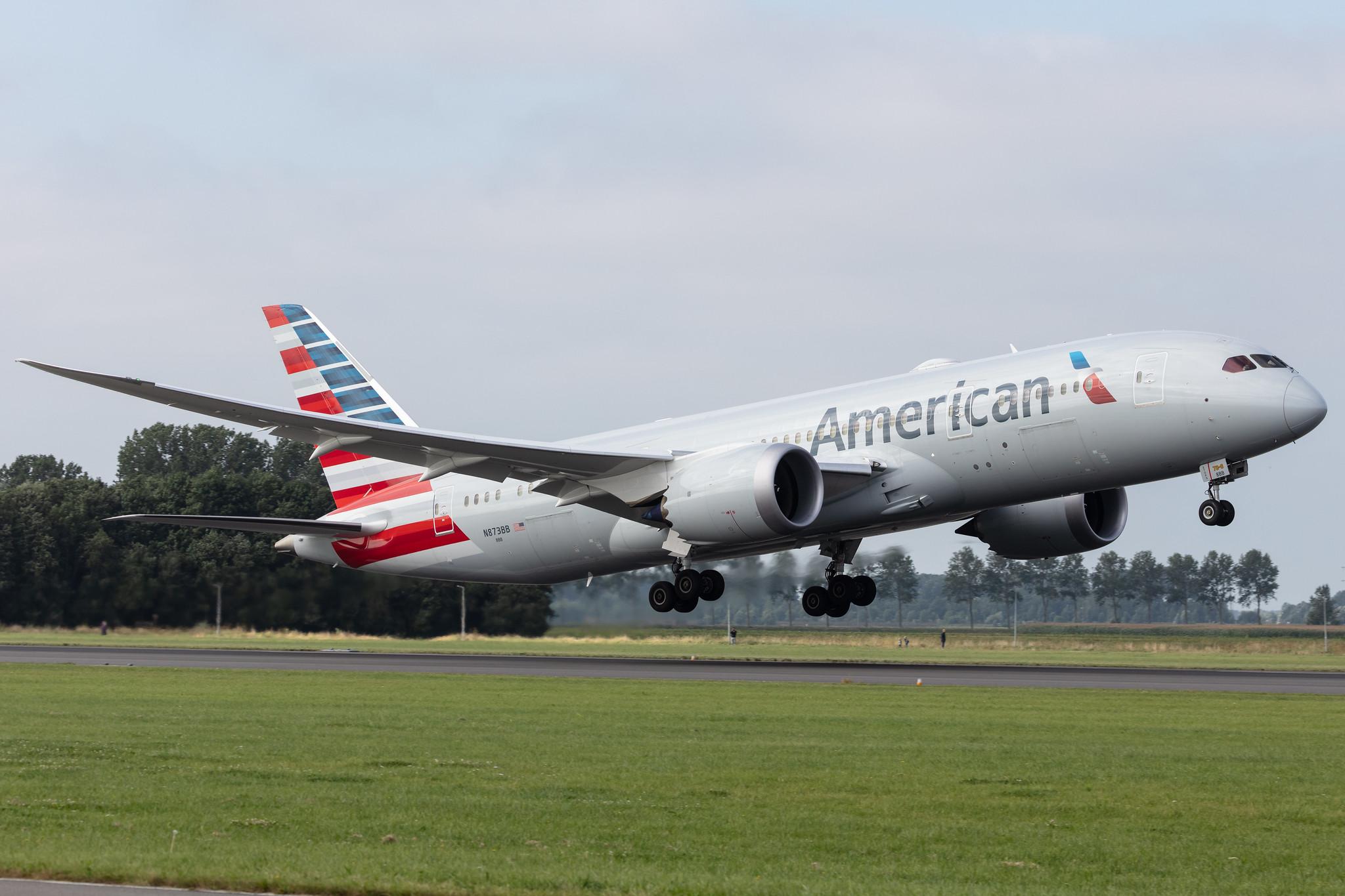 Amsterdam Schiphol: American Airlines (AA / AAL) |  Boeing 787-8 Dreamliner B788 | N873BB | MSN 65993
