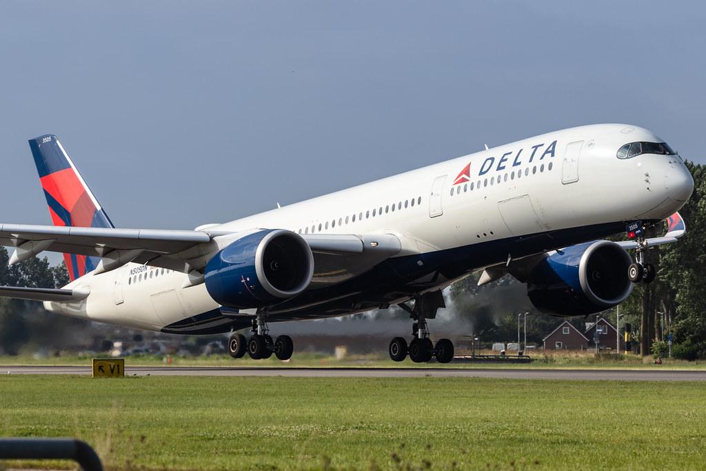 Amsterdam Schiphol: Delta Air Lines (DL / DAL) |  Airbus A350-941 A359 | N505DN | MSN 164