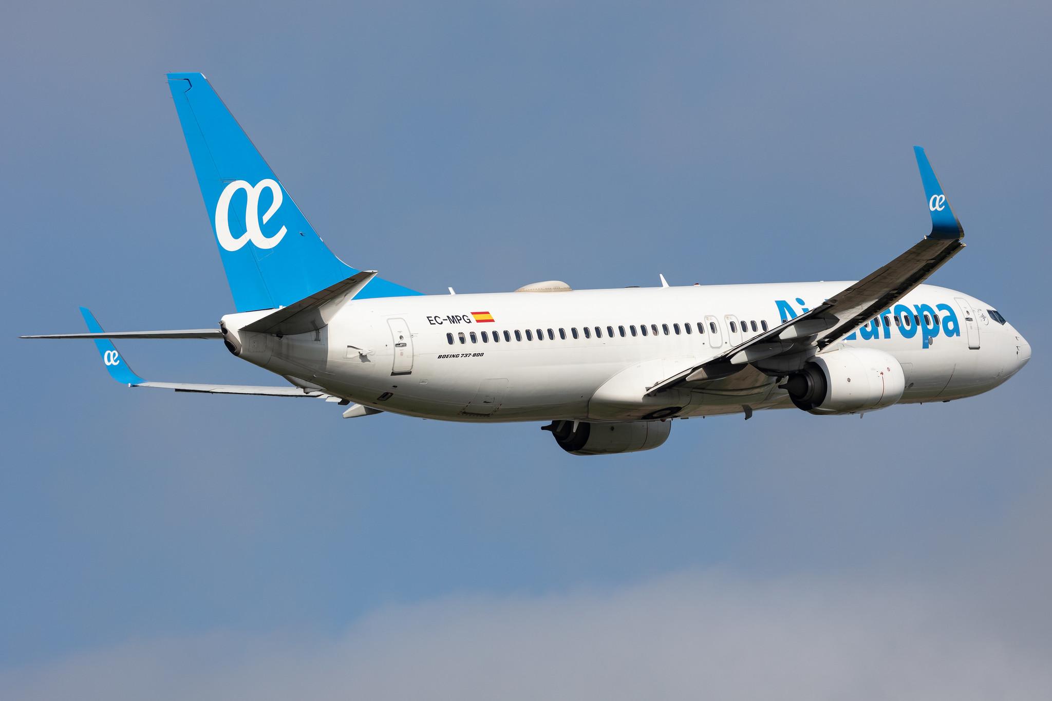 Amsterdam Schiphol: Air Europa (UX / AEA) |  Boeing 737-85P B738 | EC-MPG | MSN 60586