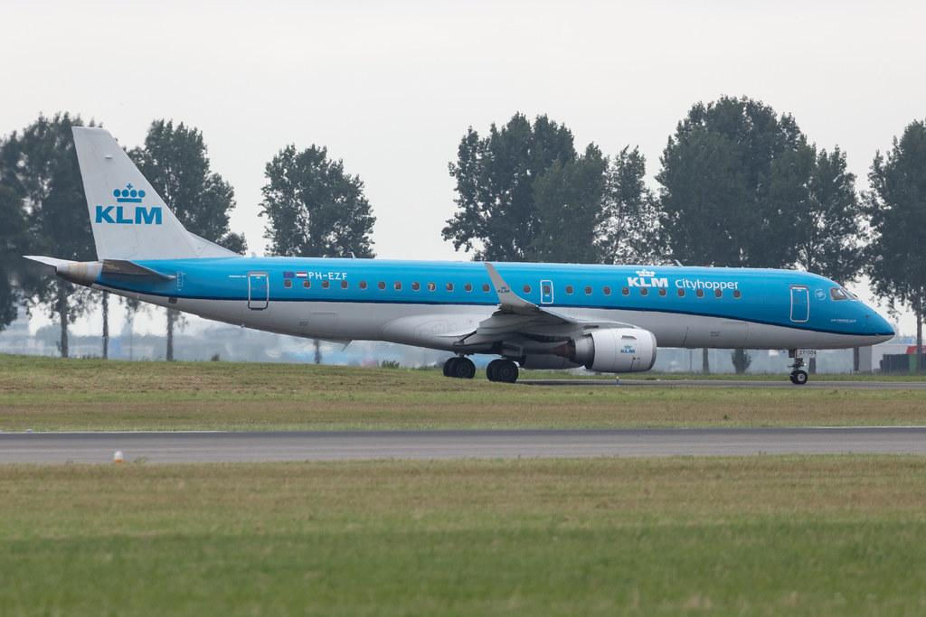 Amsterdam Schiphol: KLM (KL / KLM) | Operator: KLM Cityhopper |  Embraer E190STD E190 | PH-EZZ | MSN 19000654