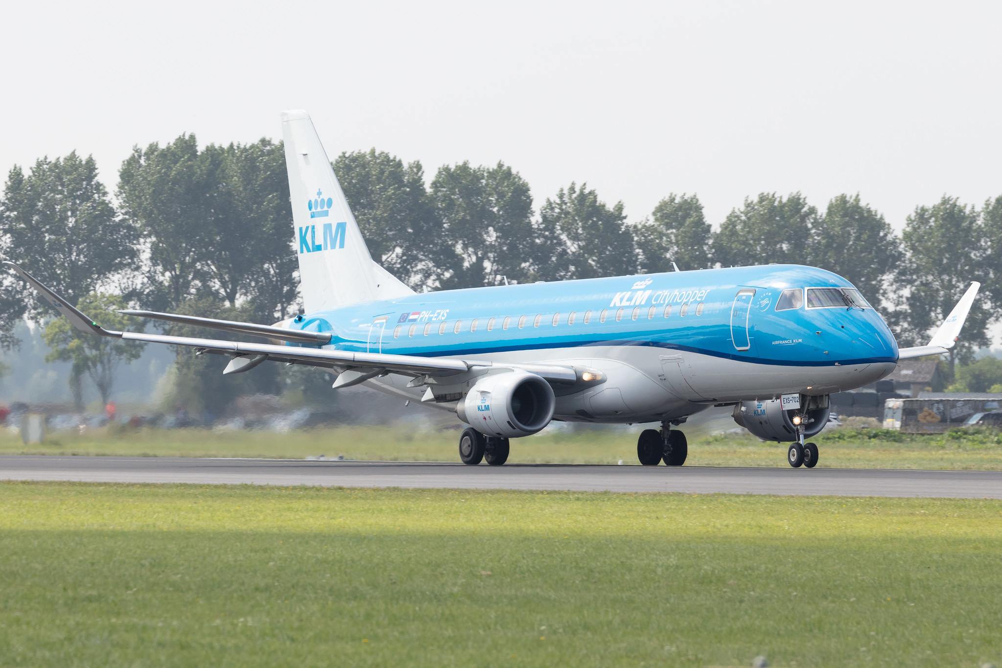 Amsterdam Schiphol: KLM (KL / KLM) | Operator: KLM Cityhopper |  Embraer E175STD E75L | PH-EXS | MSN 17000702