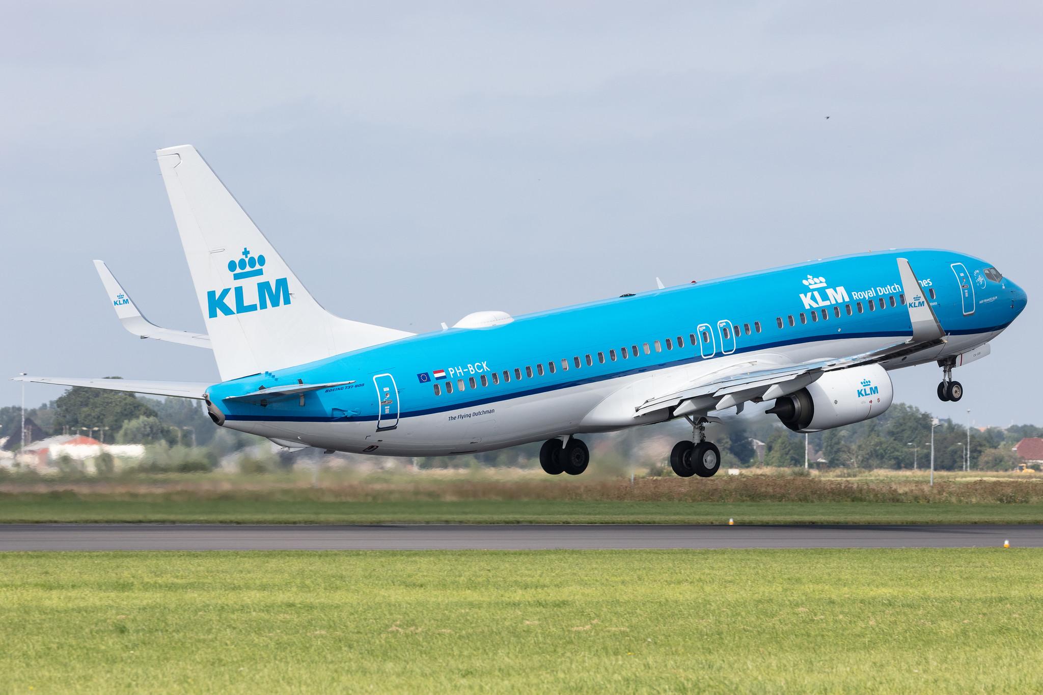 Amsterdam Schiphol: KLM (KL / KLM) |  Boeing 737-8K2 B738 | PH-BCK | MSN 62580