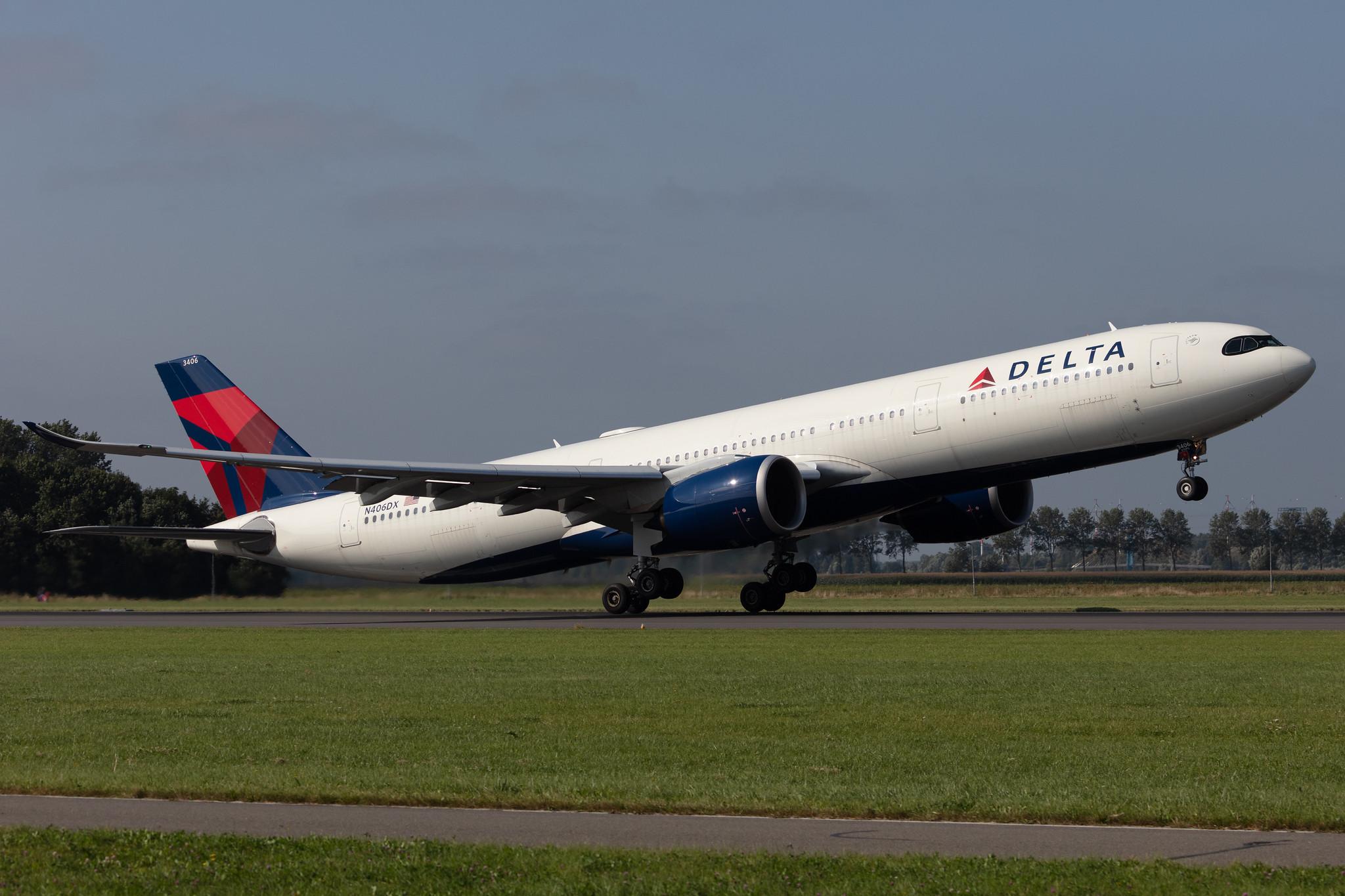 Amsterdam Schiphol: Delta Air Lines (DL / DAL) |  Airbus A330-941 A339 | N406DX | MSN 1953