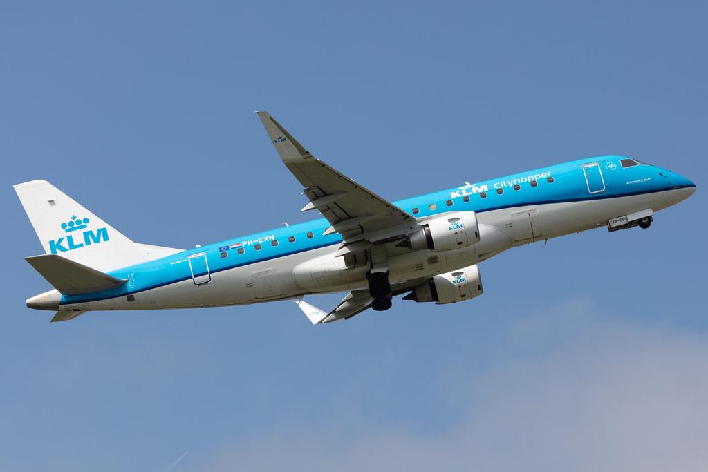 Amsterdam Schiphol: KLM (KL / KLM) | Operator: KLM Cityhopper |  Embraer E175STD E75L | PH-EXN | MSN 17000659
